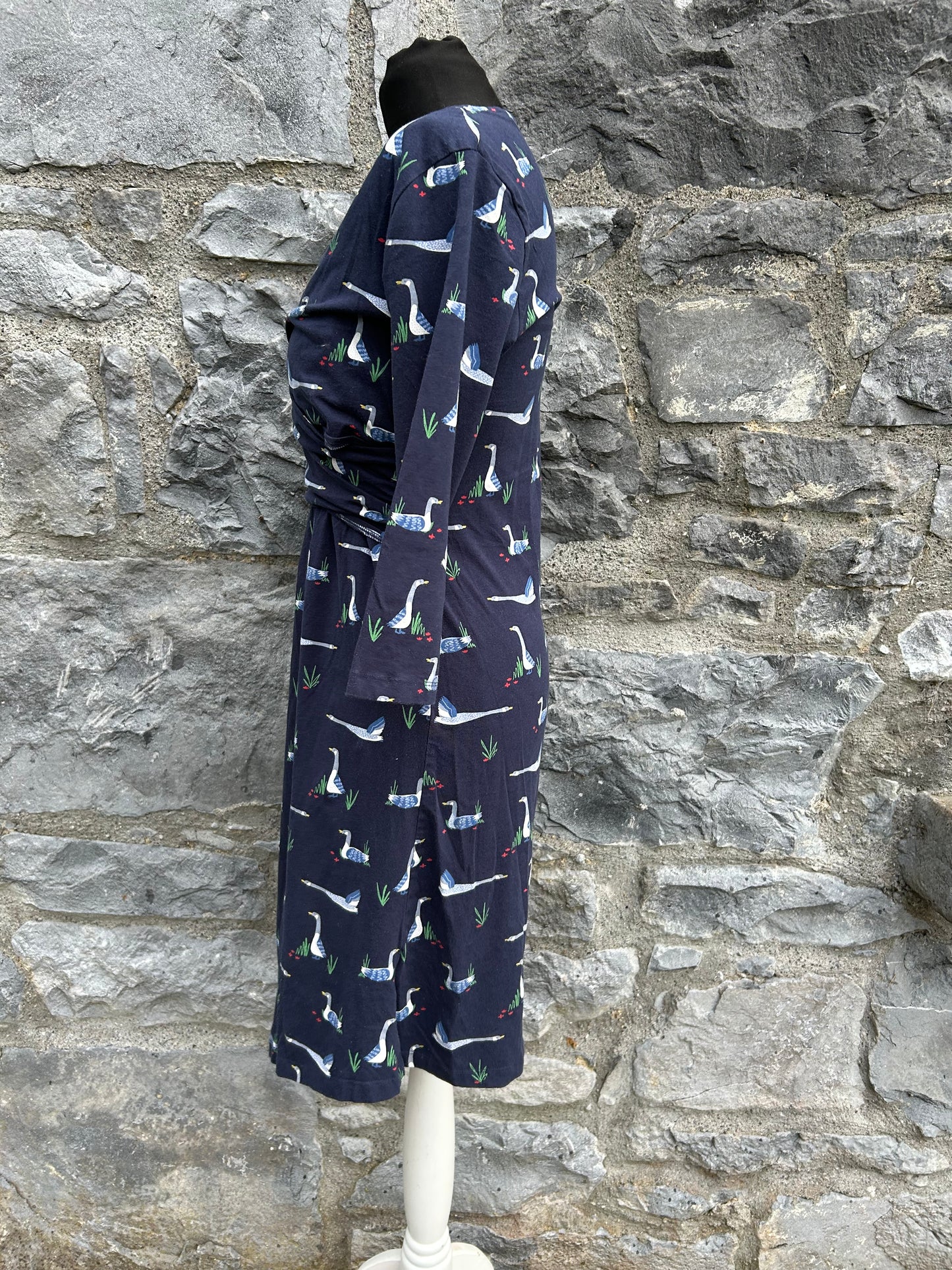 Ducks navy maternity dress uk 10