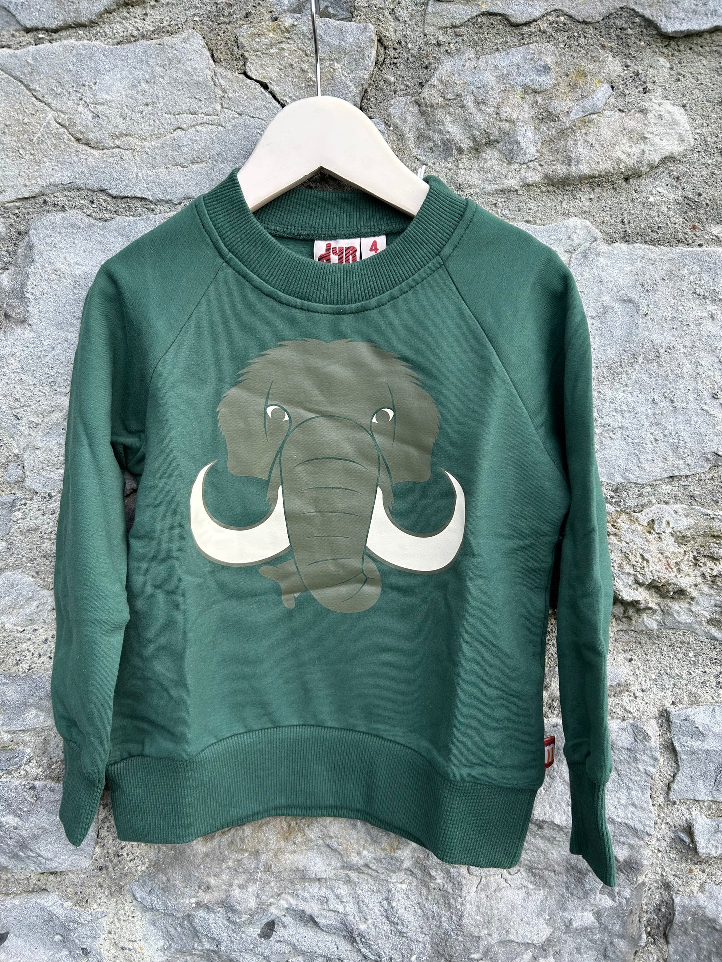 Mammoth green sweatshirt 4y (104cm)