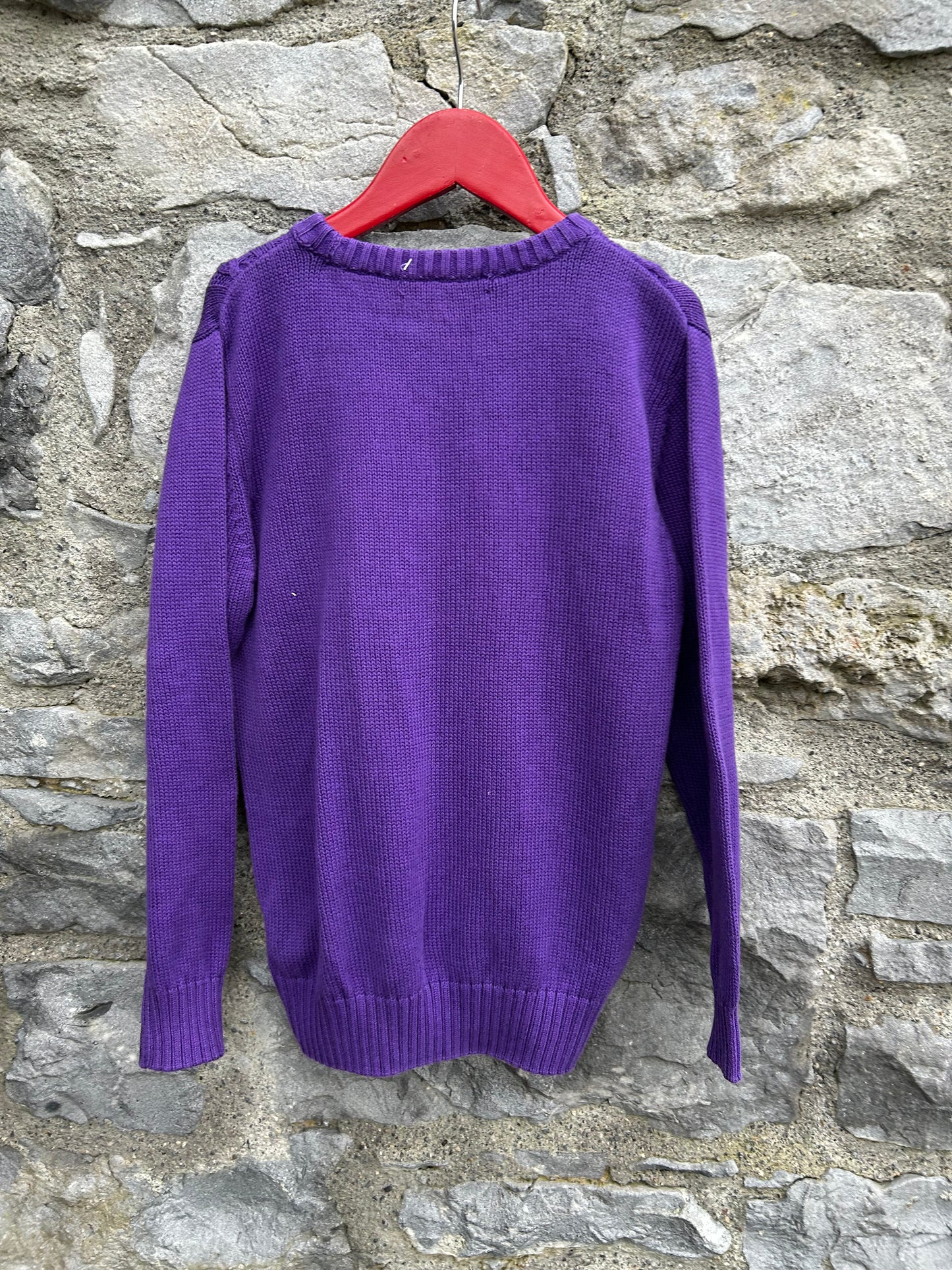 Purple jumper 7-8y (122-128cm)