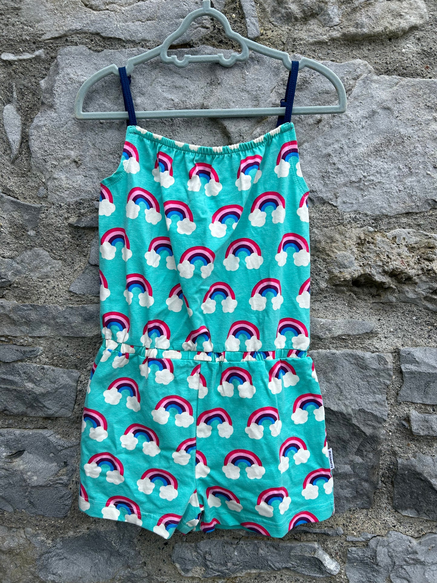 Rainbow short jumpsuit 7-8y (122-128cm)
