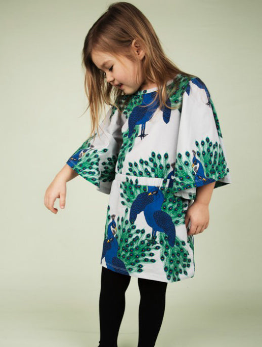 MR peacock dress 6-7y (116-122cm)