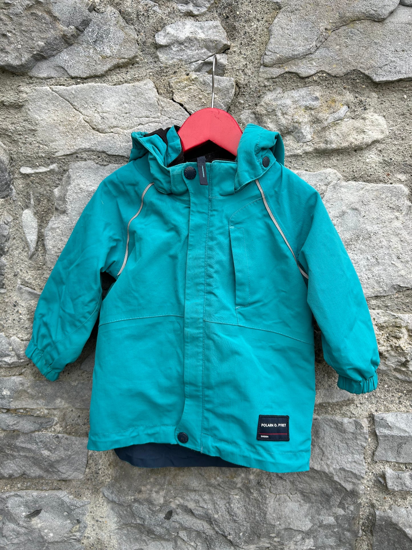 PoP petrol jacket 9-12m (74-80cm)