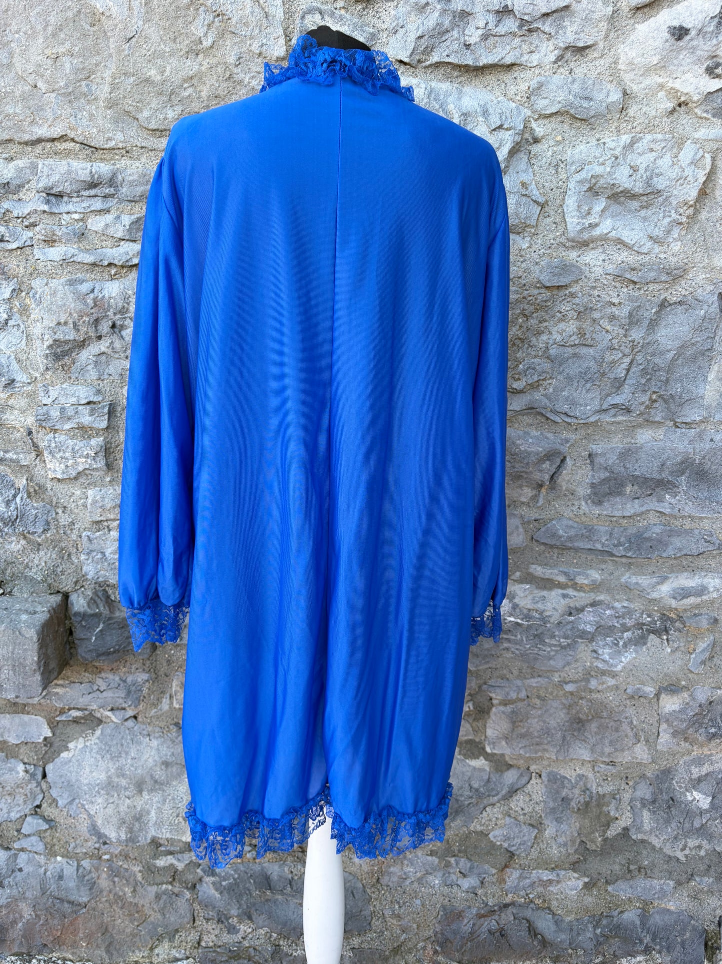 70s blue gown uk 12-14