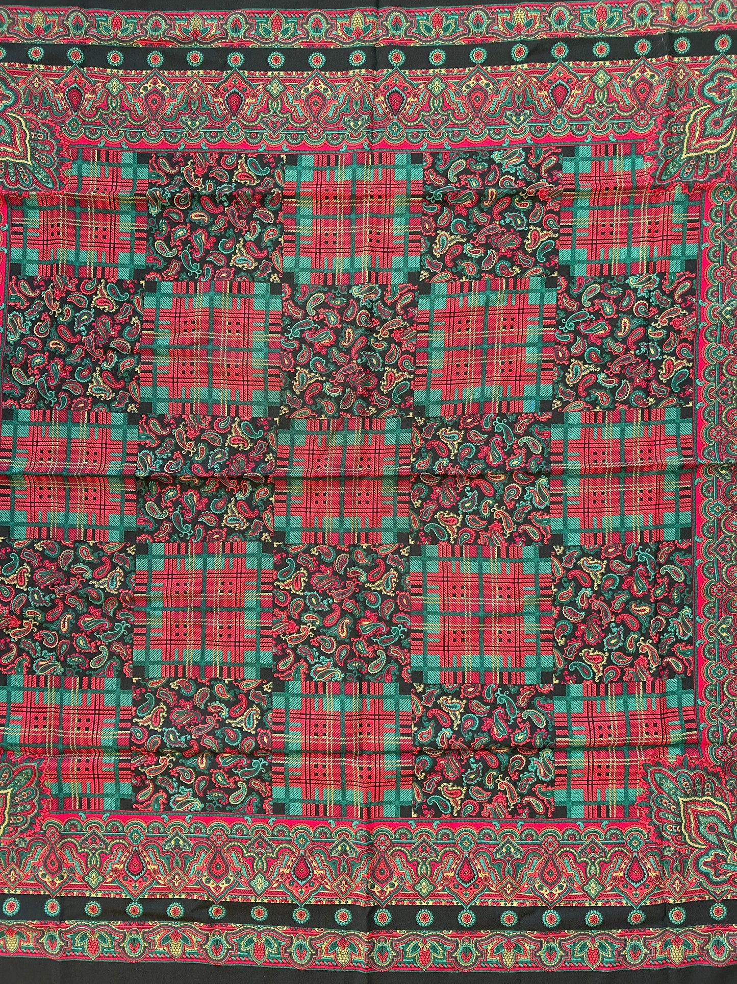Vintage Big paisley scarf