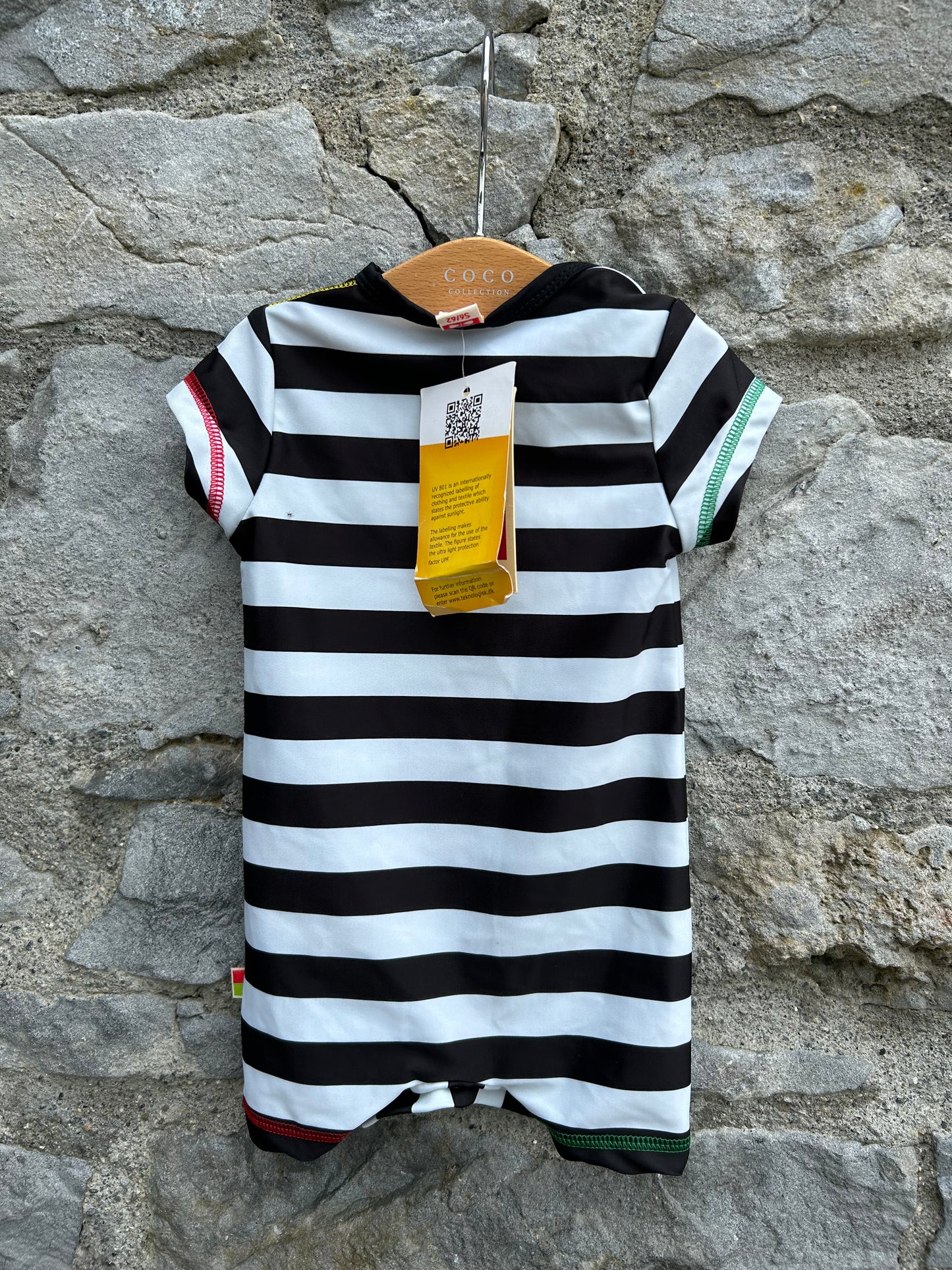 Black&white swimsuit 0-3m (56-62cm)