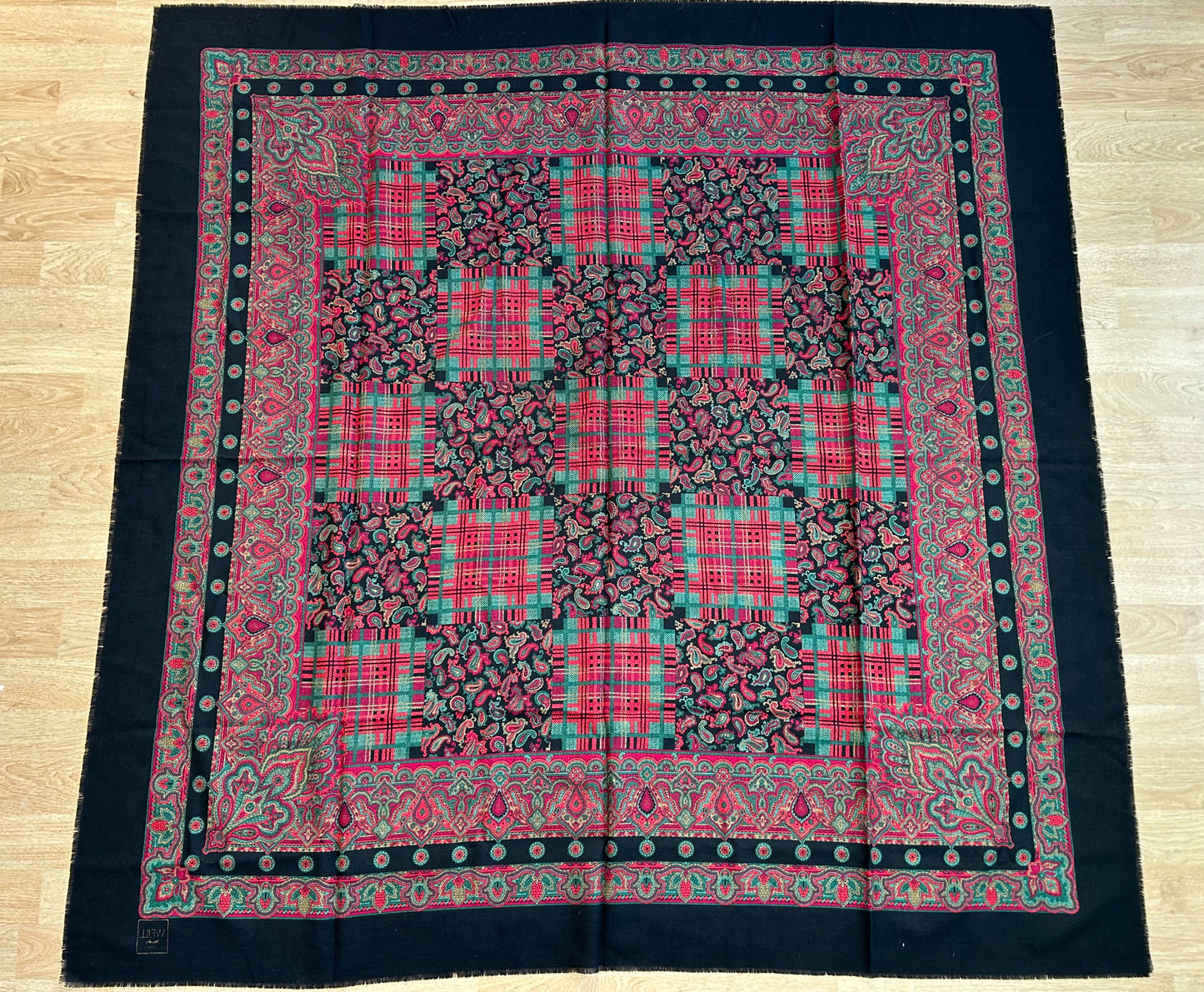 Vintage Big paisley scarf