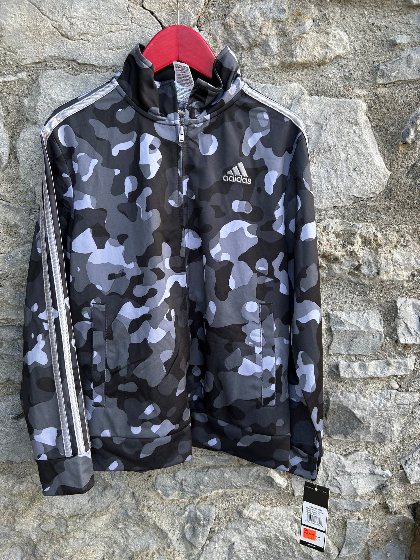 Grey camouflage sport jacket 11-12y (146-152cm)