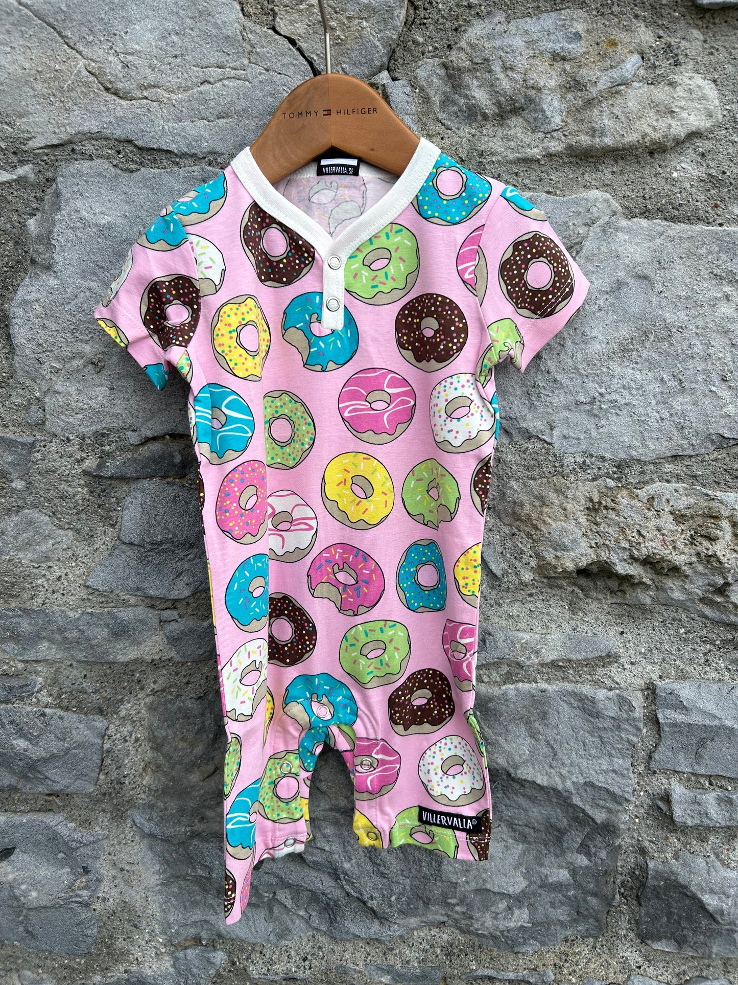 Pink donuts rompers 9m (74cm)