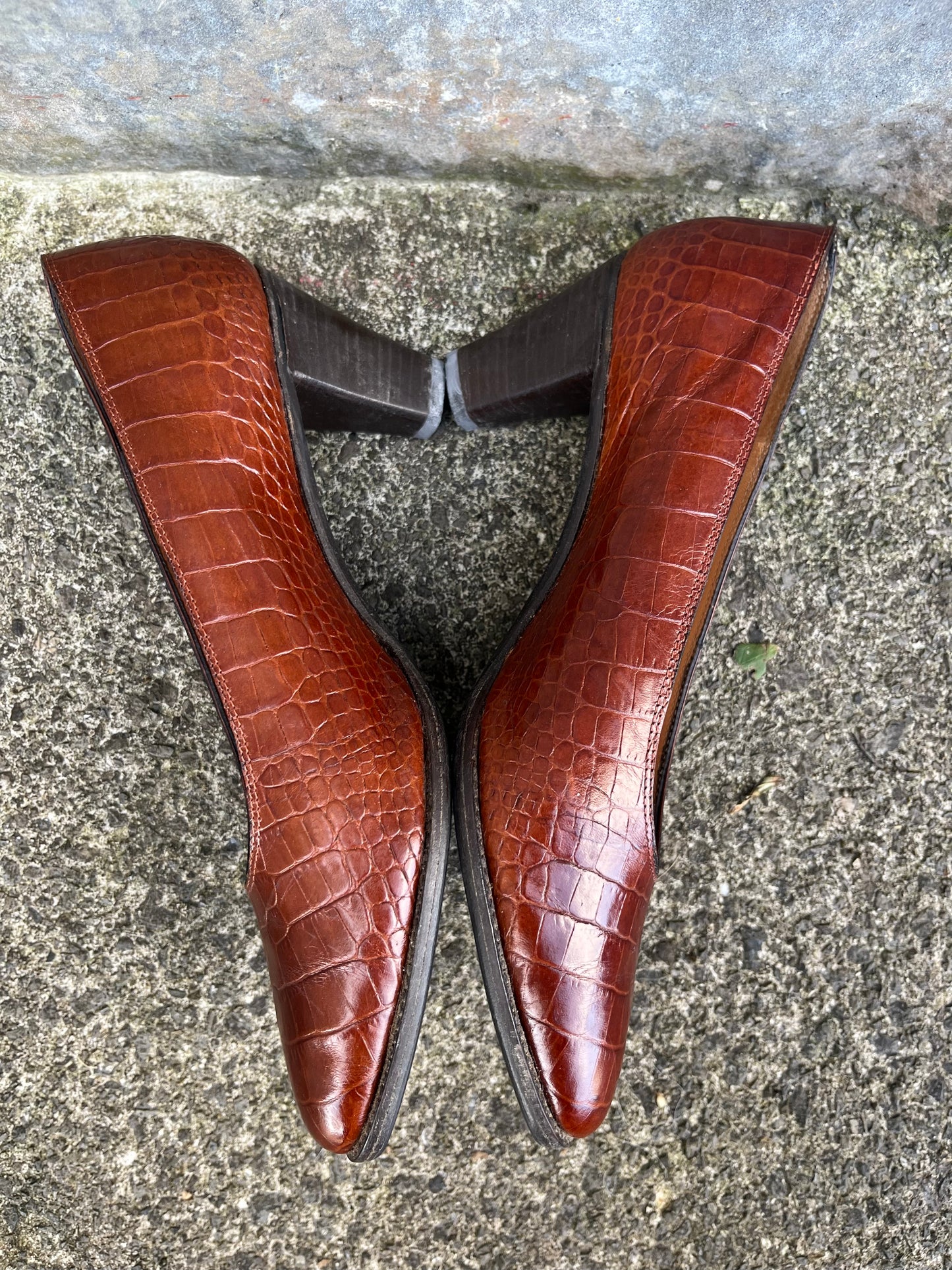90s brown heels uk 4.5 (eu 37.5)
