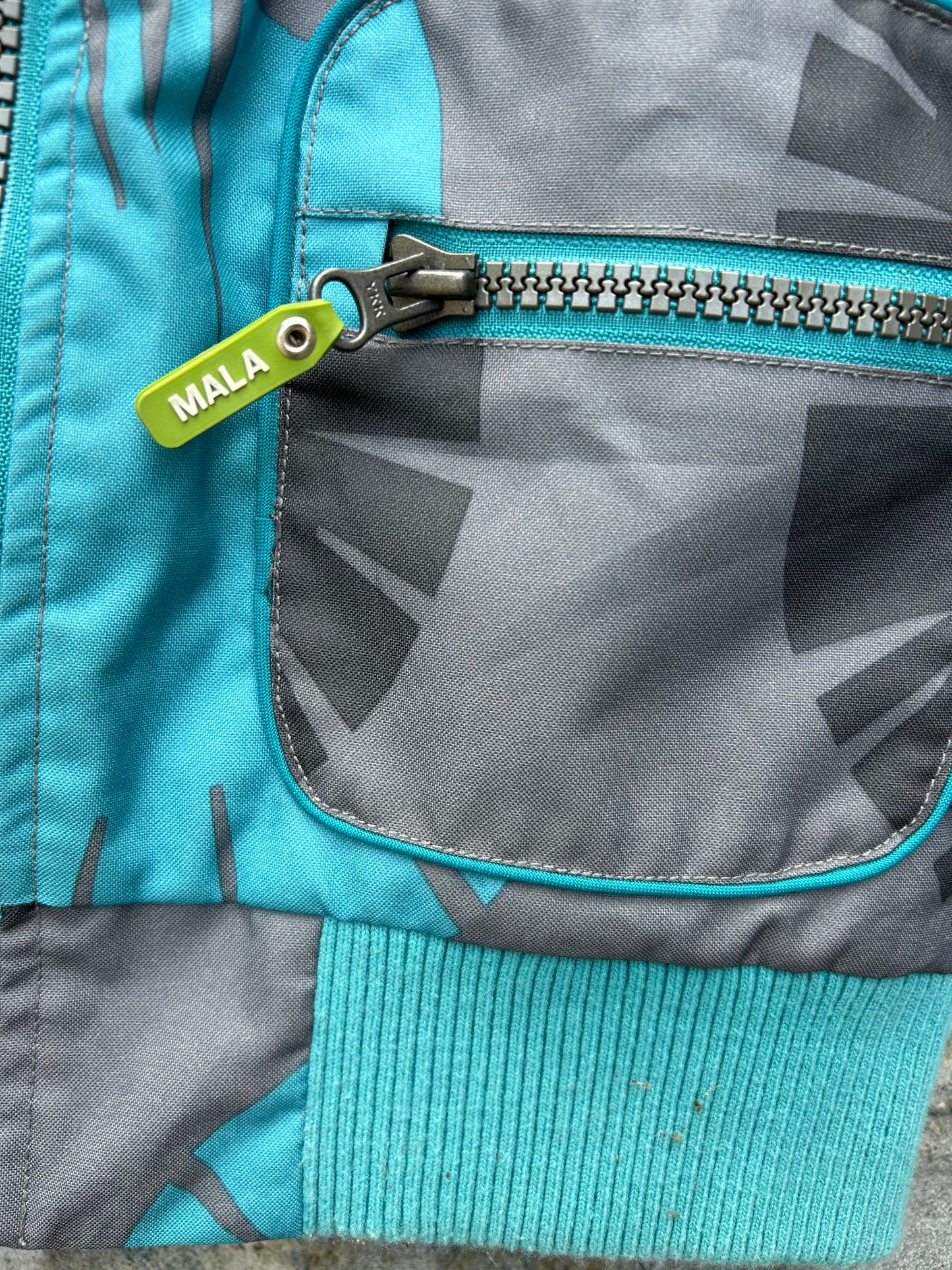 Grey&blue gilet 7-8y (122-128cm)