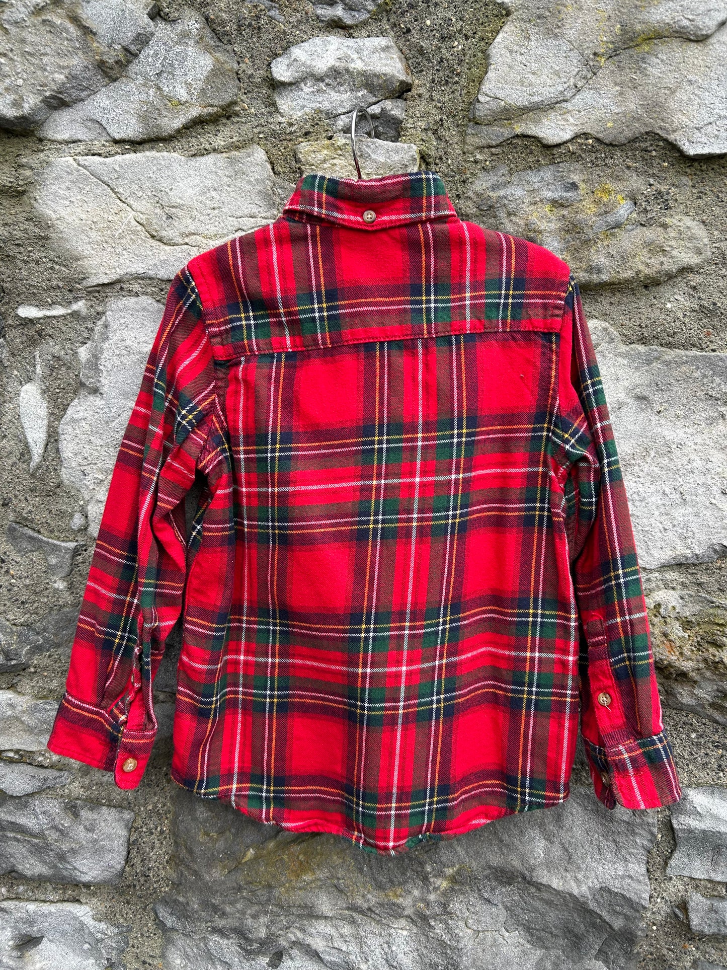 Red&green check shirt 4-5y (104-110cm)