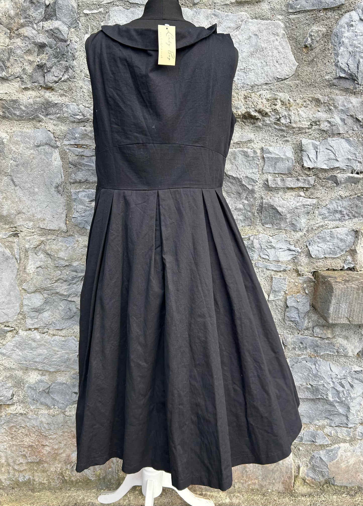 50s style black dress uk 14