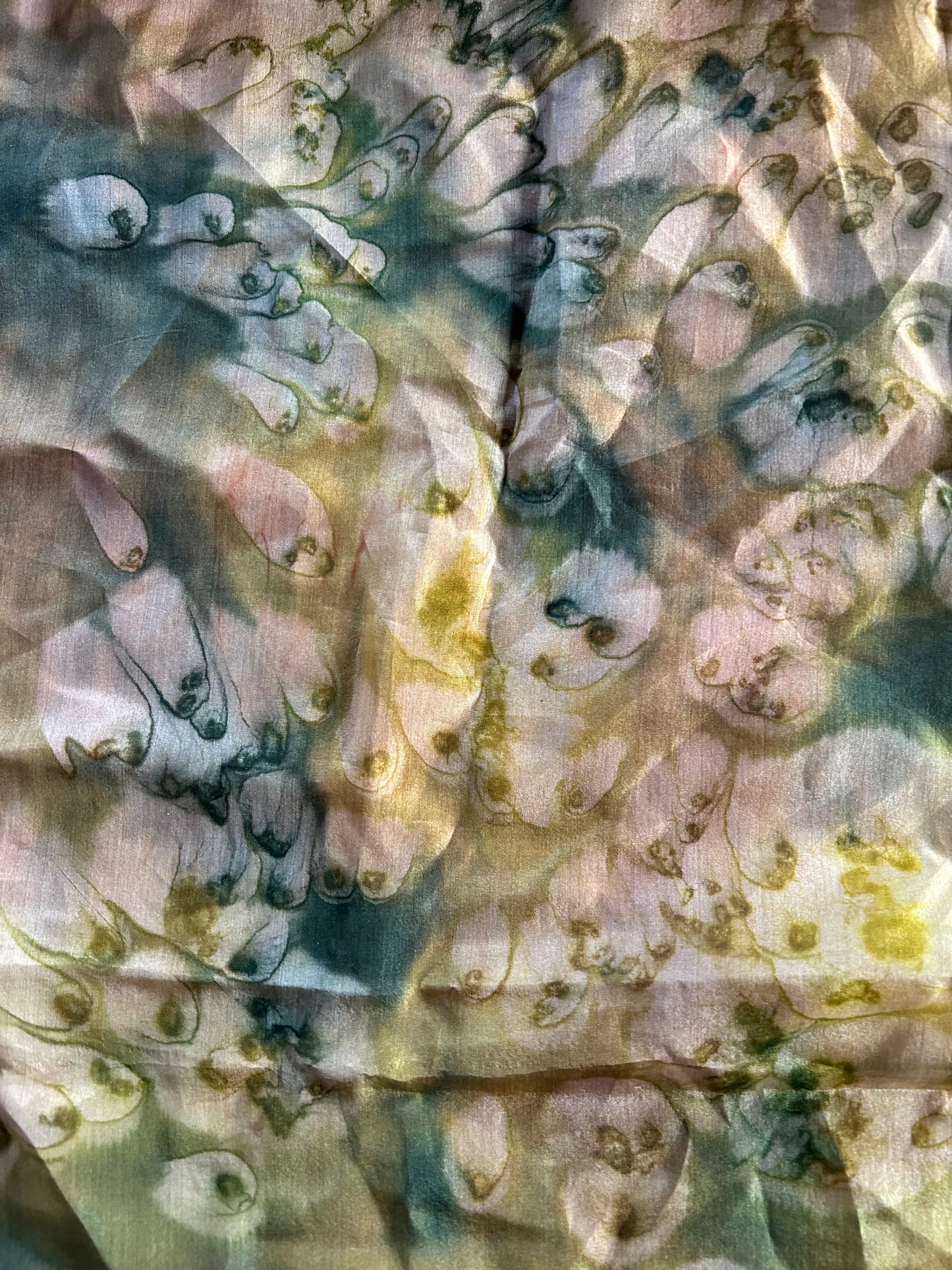 Green ombre scarf