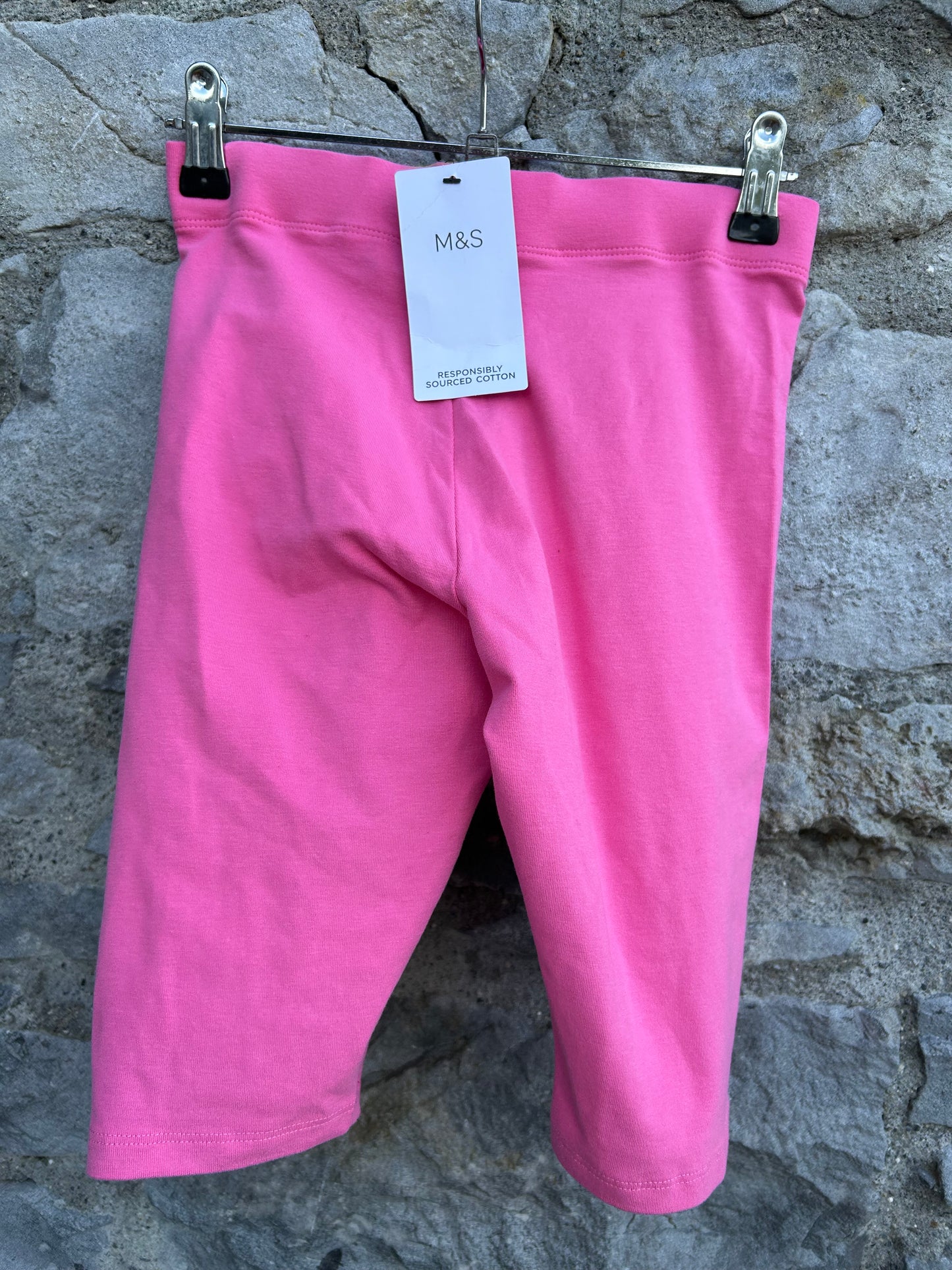 Pink short leggings 12-13y (152-158cm)