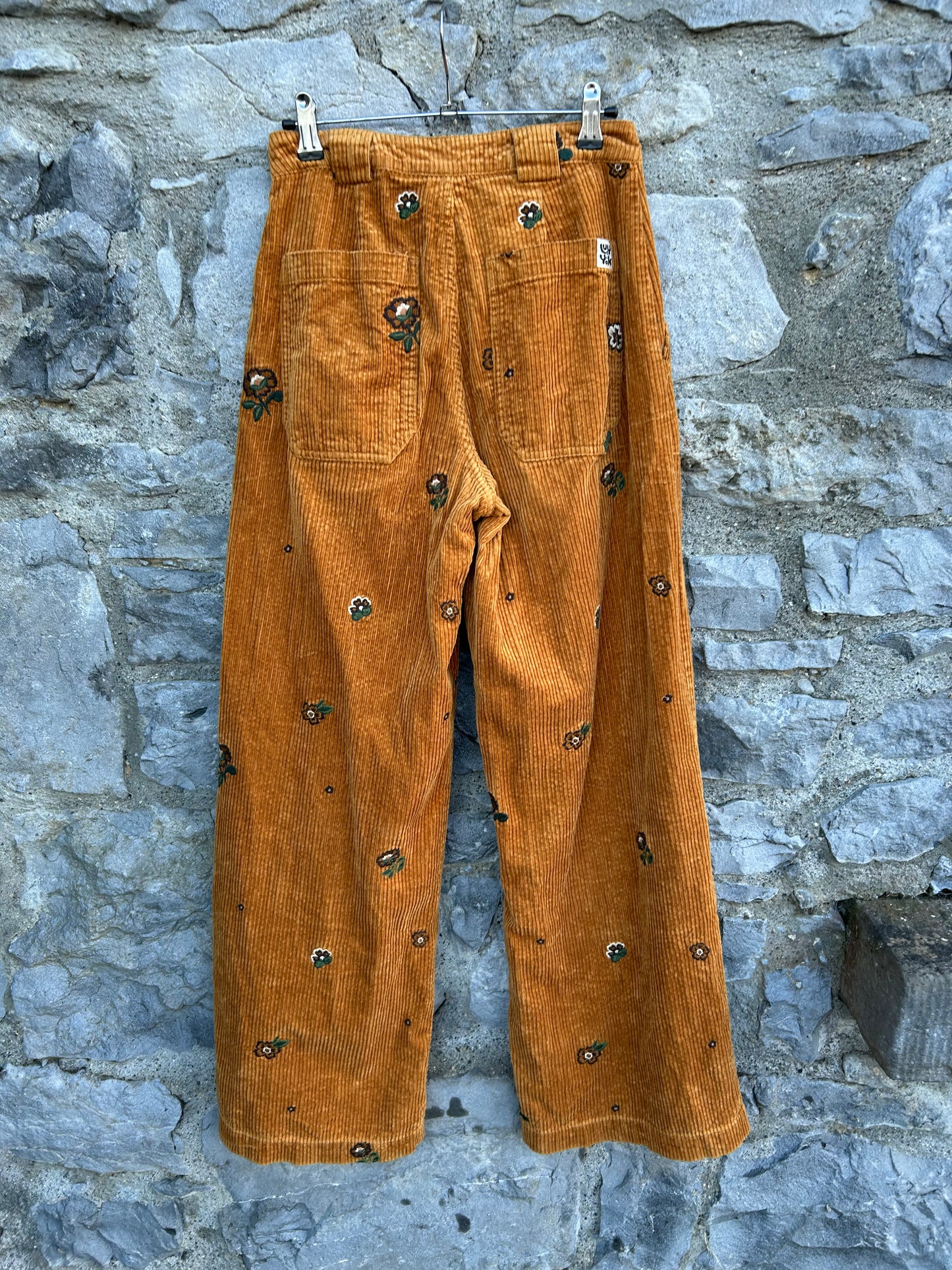 Delores wide leg cord pants uk 8