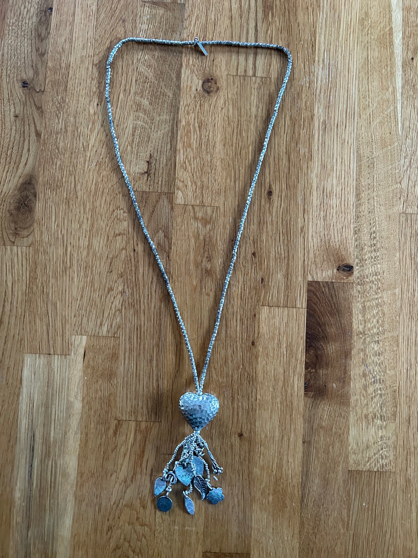 Heart and charms necklace