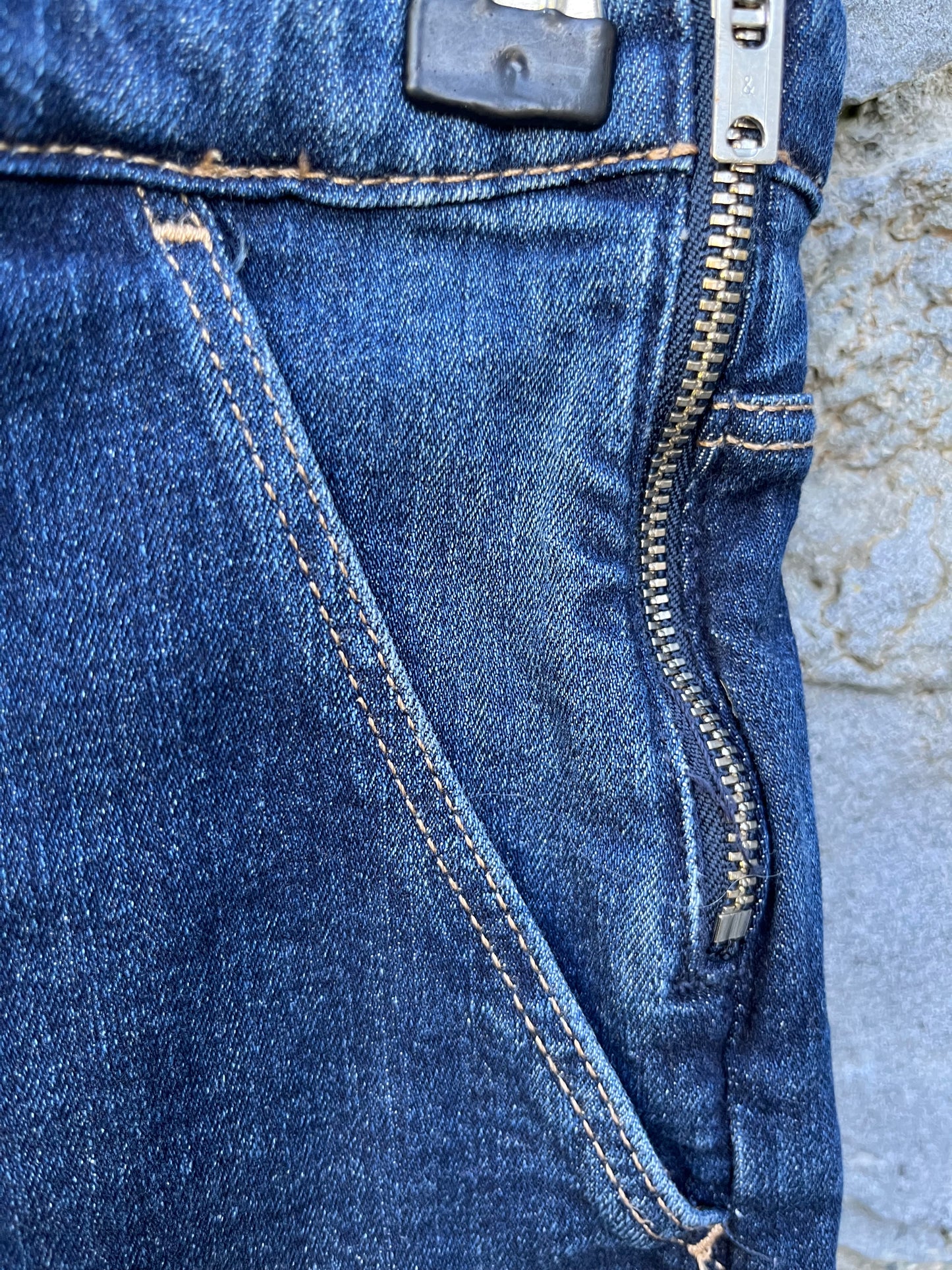 Denim cropped dungarees 11-12y (146-152cm)