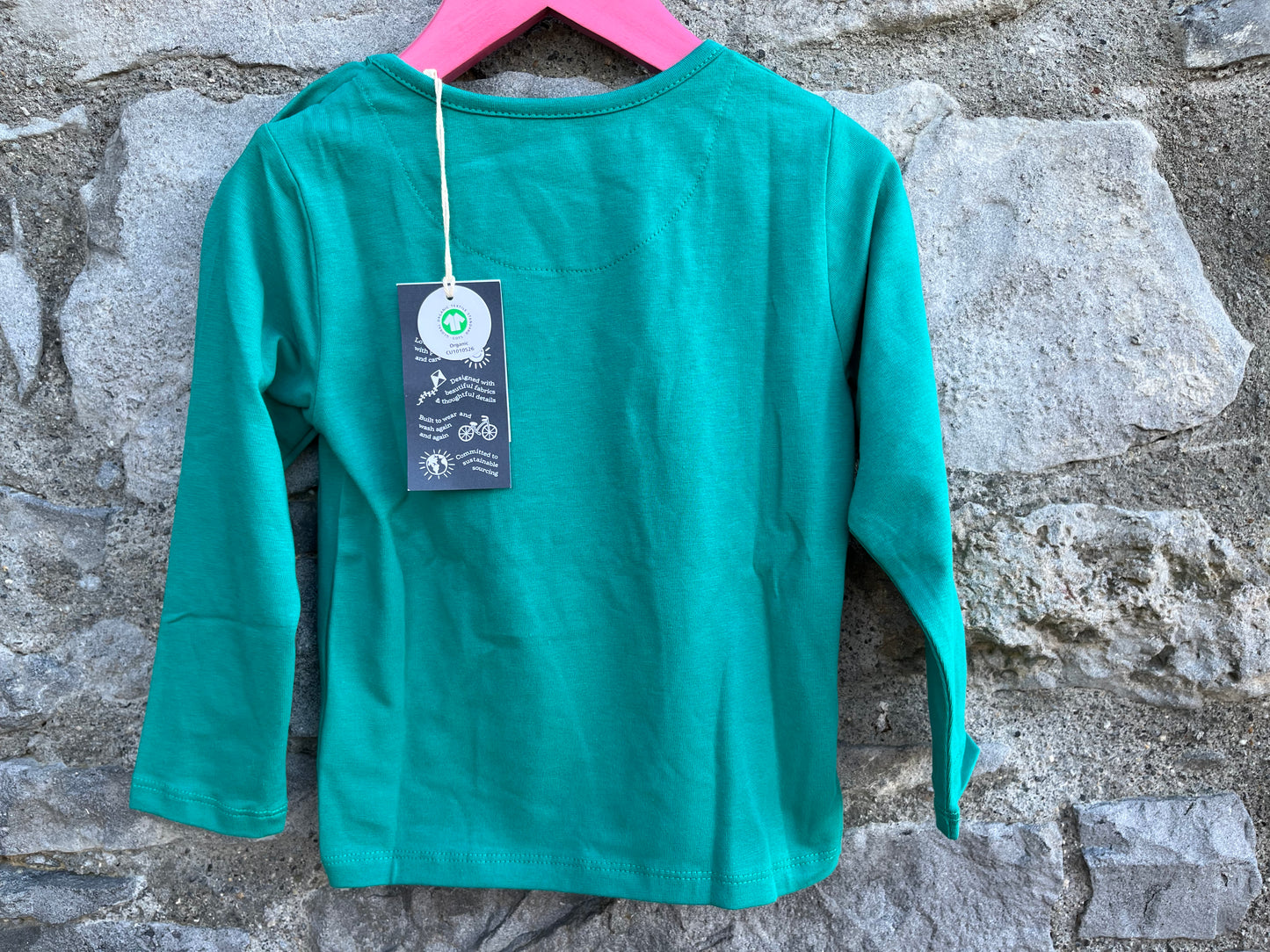 Green unicorn top 2y (92cm)