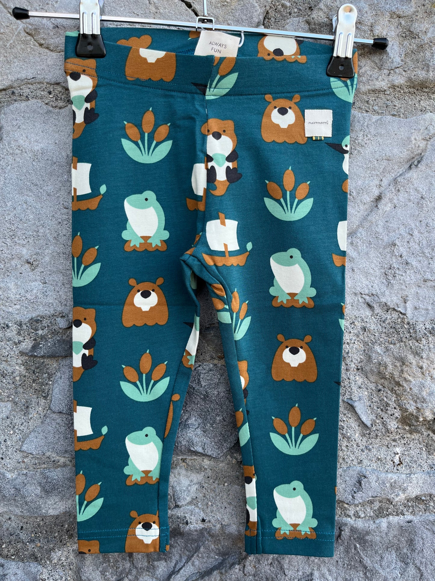 Lake life petrol leggings 9-12m (74-80cm)