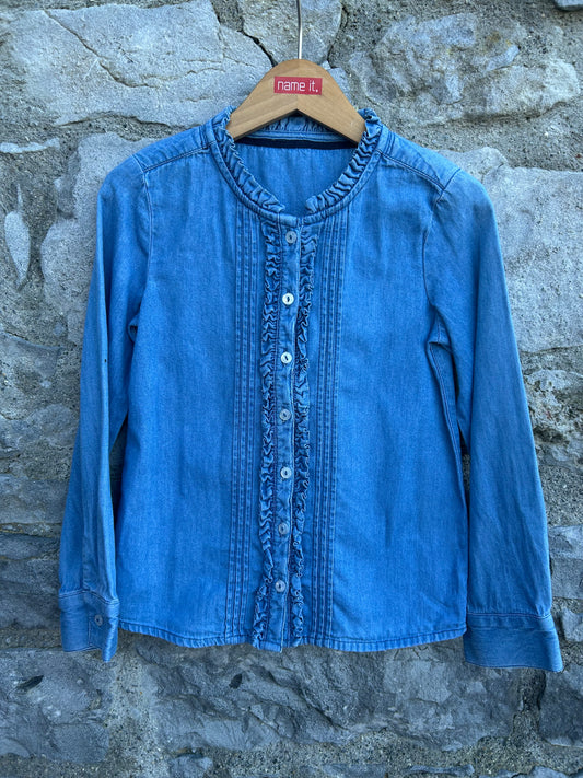 Denim shirt 7y (122cm)