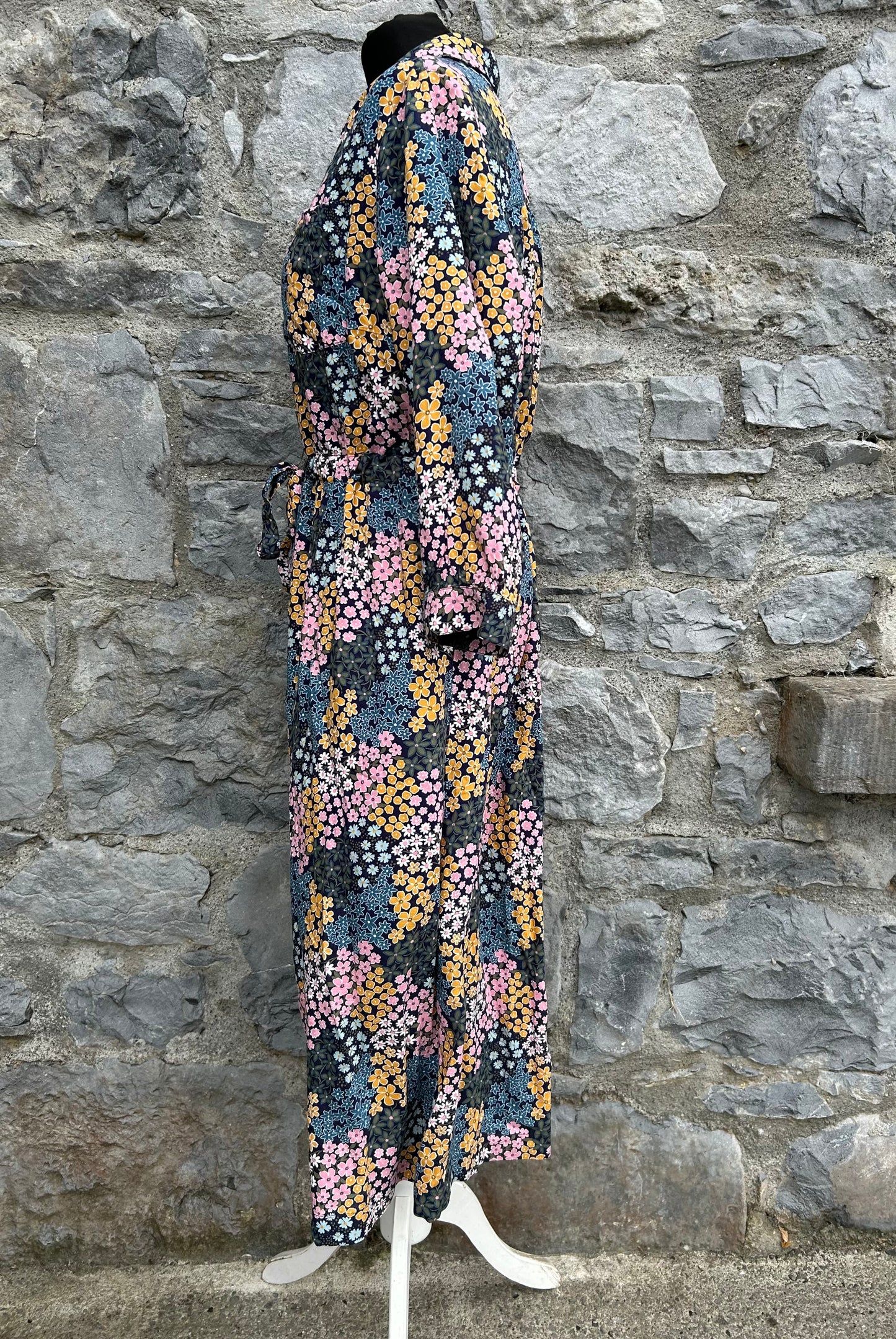 Colourful flowers shirt dress uk 14