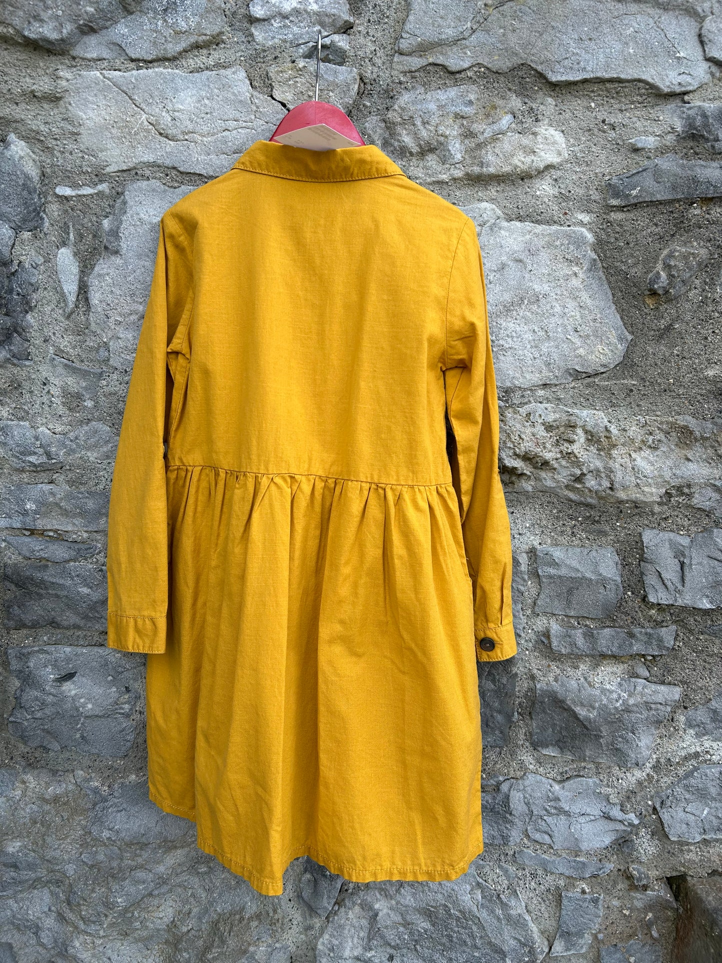 Mustard light dress 6-7y (116-122cm)