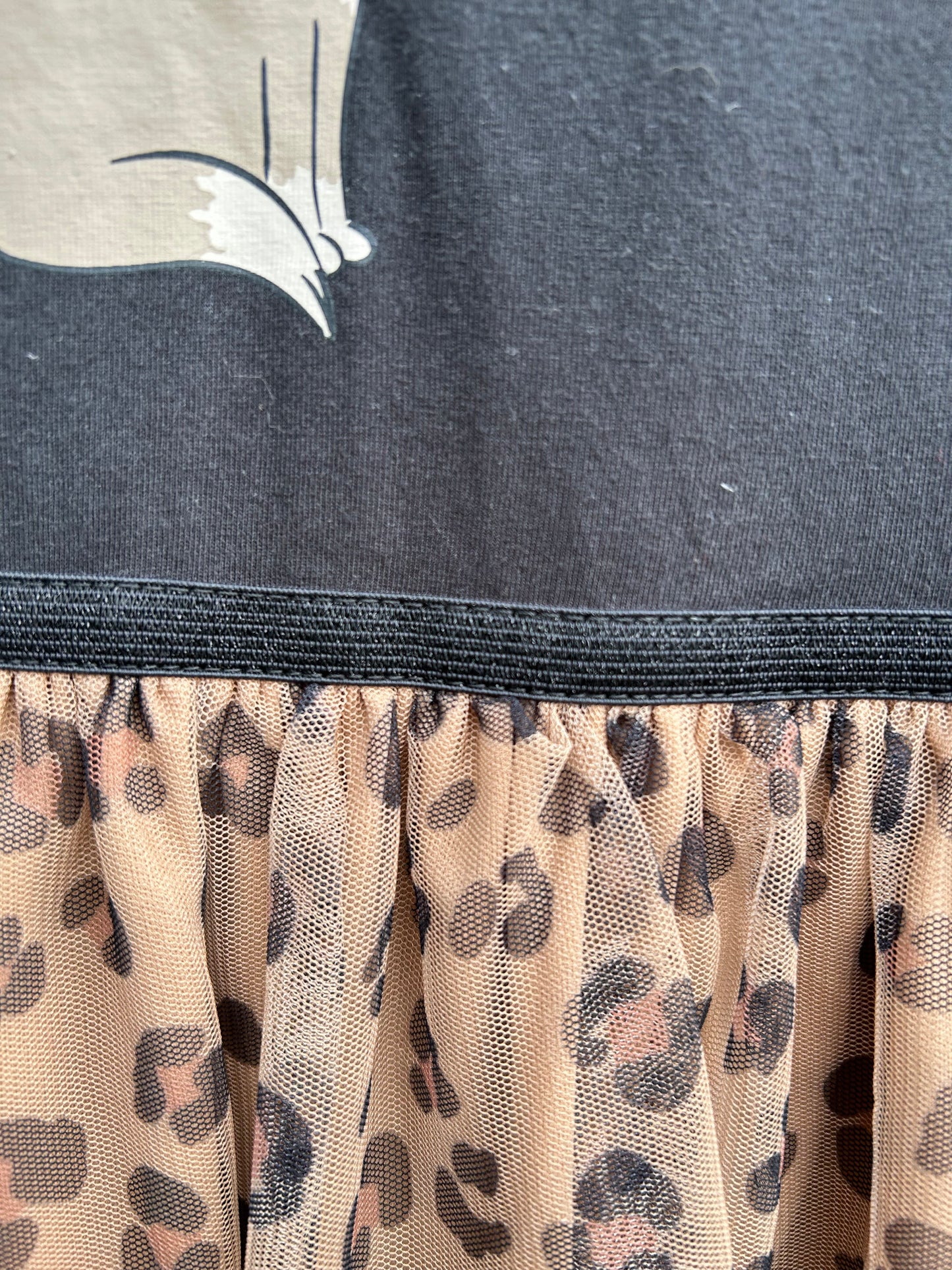 Kitty leopard dress 5-6y (110-116cm)
