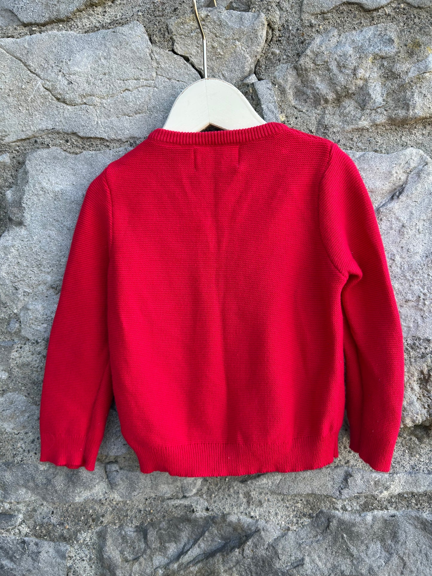 Red cardigan 9m (74cm)