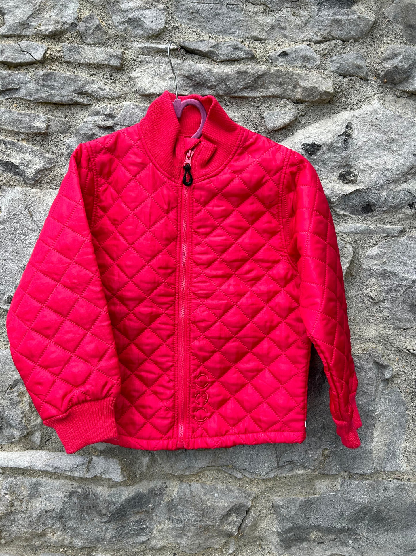 Pink quilted jacket 6-7y (116-122cm)