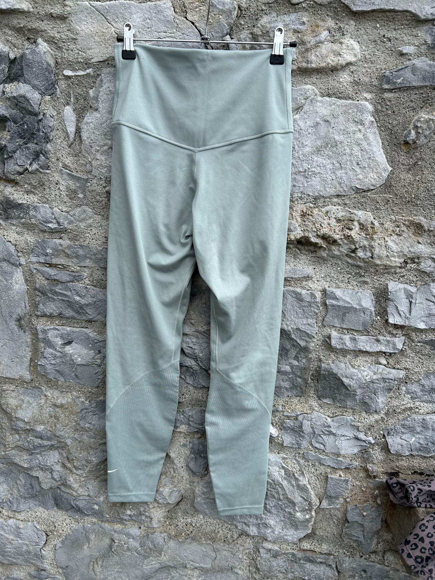 7/8 green leggings uk 8