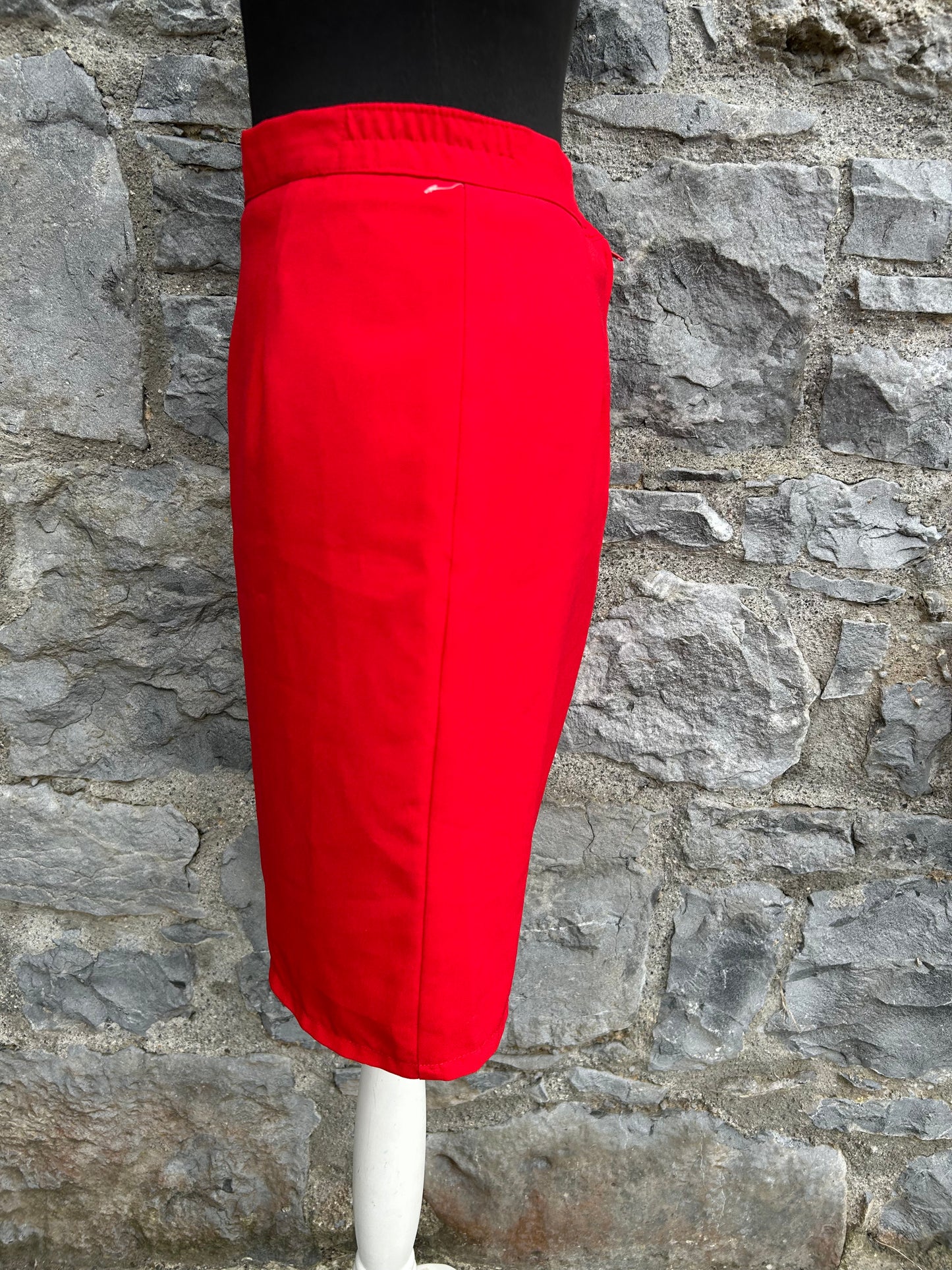90s red skirt uk 8-10