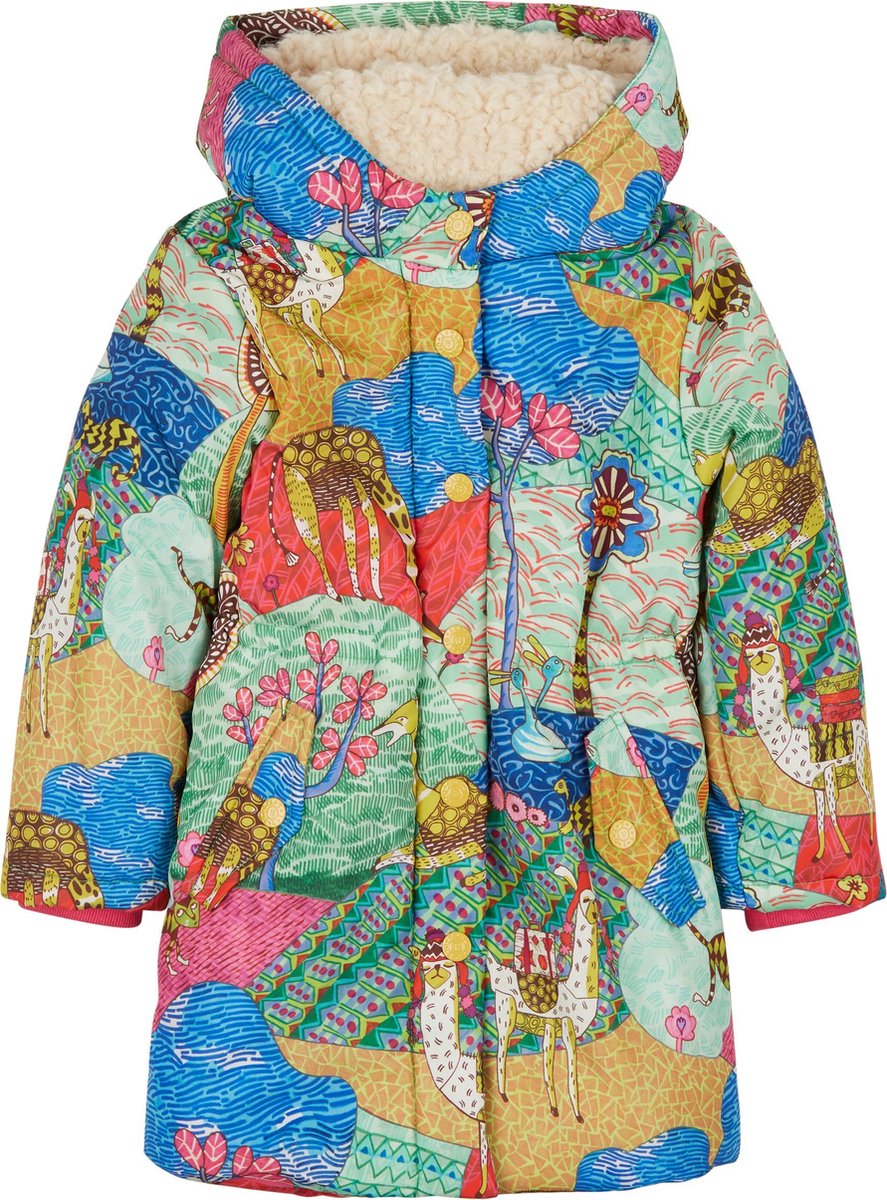 Colourful animals parka 8-9y (128-134cm)