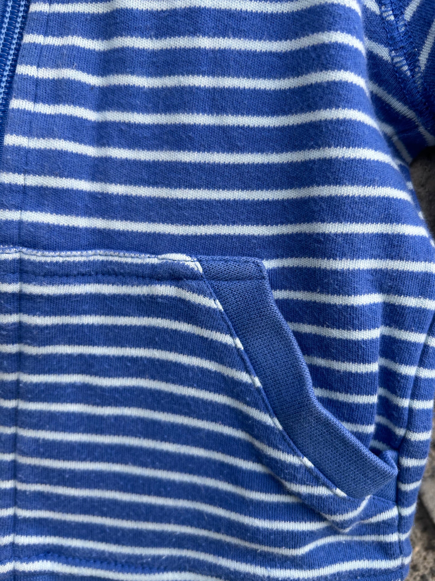 Blue stripy sport jacket 9-12m (74-80cm)