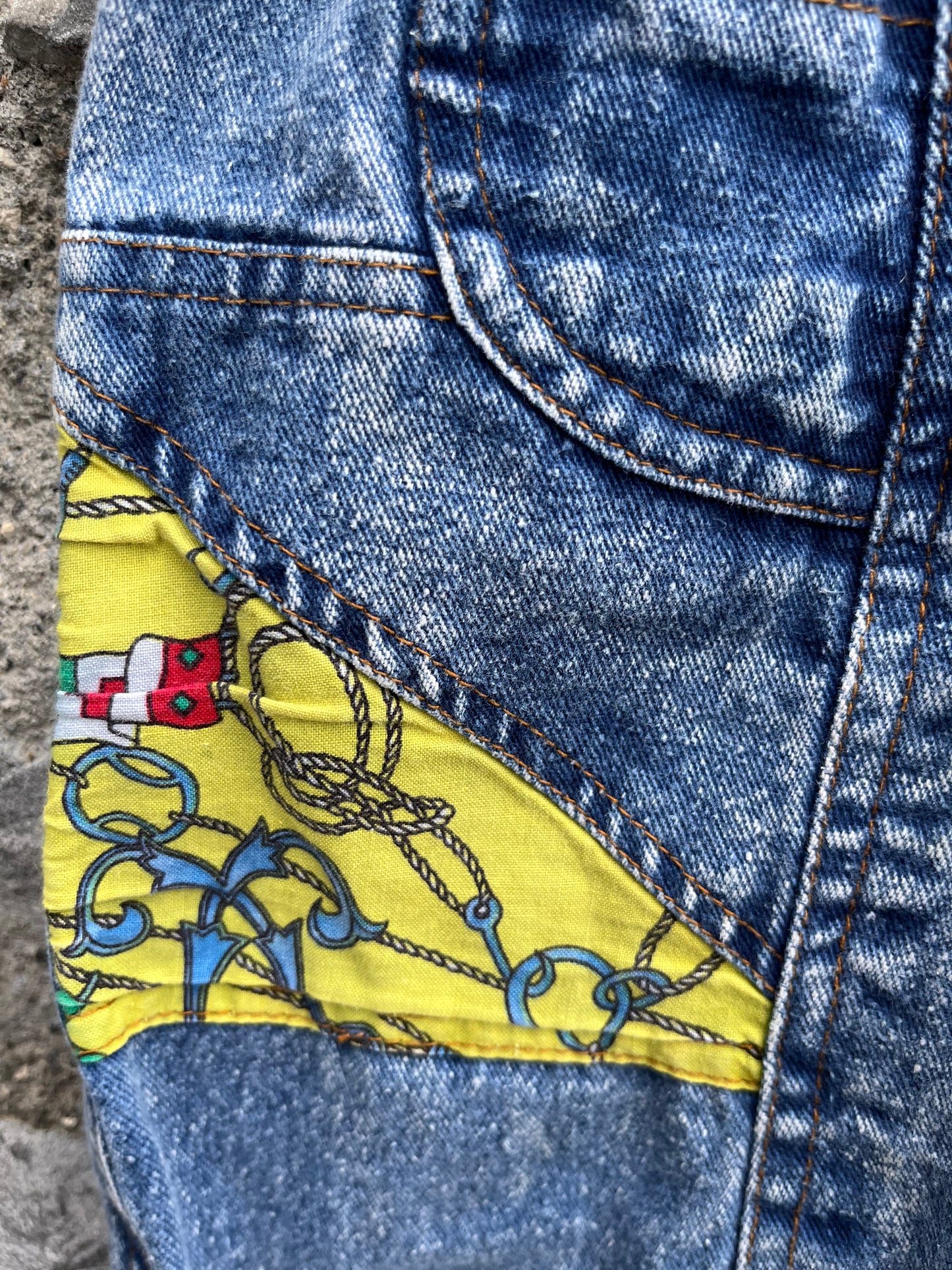 80s denim dungarees 2y (92cm)