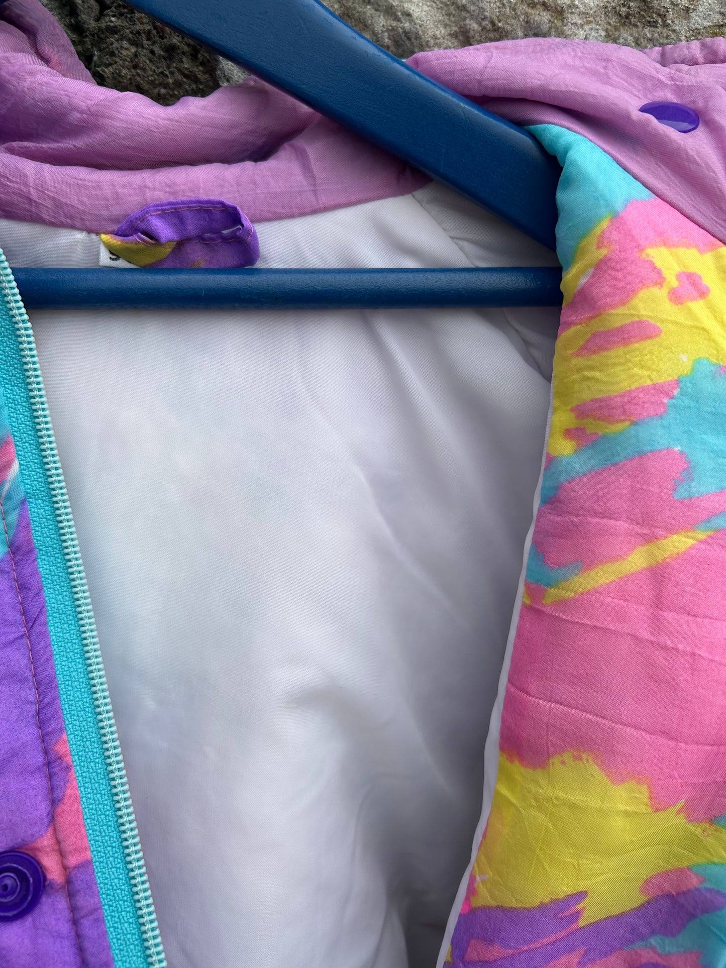 80s colourful marble jacket 3-4y (98-104cm)