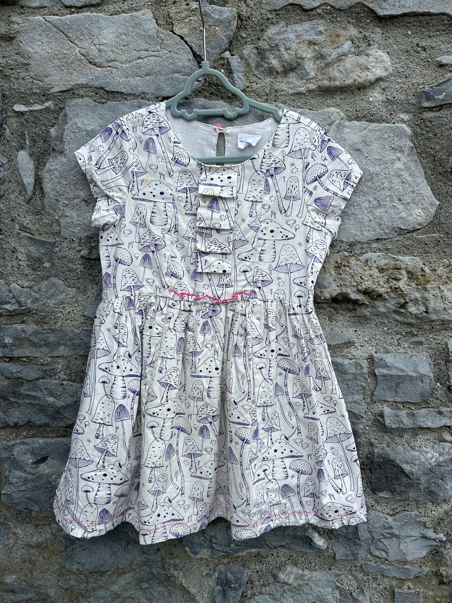 Purple mushrooms dress 5-6y (110-116cm)