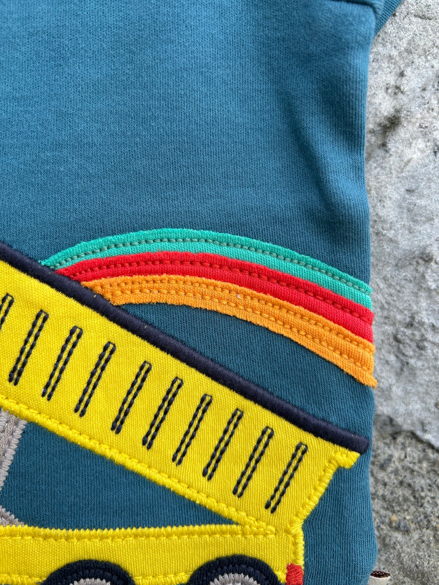 Rainbow truck blue T-shirt 3-6m (62-68cm)