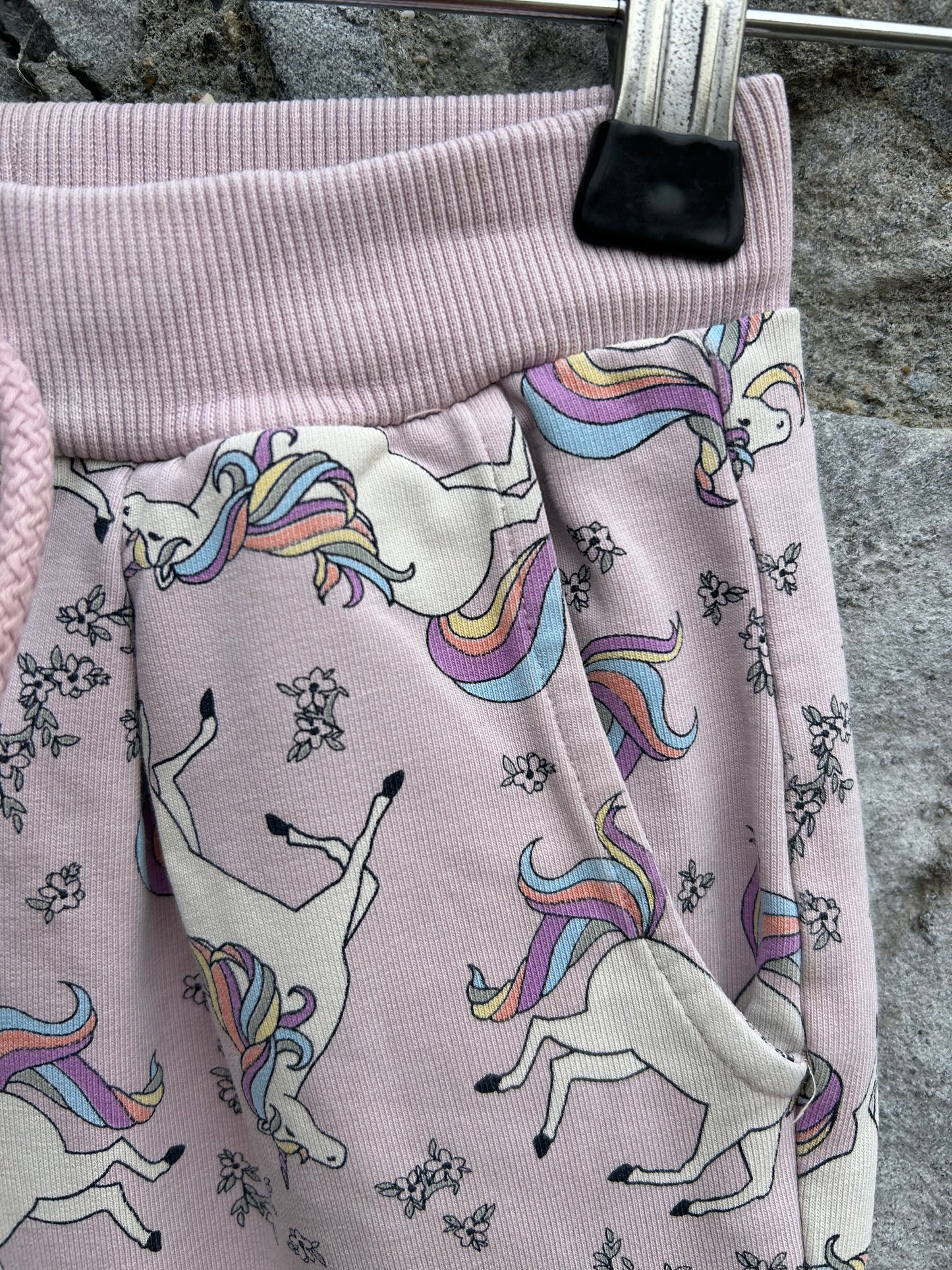 Unicorns pink sweat pants 18-24m (86-92cm)