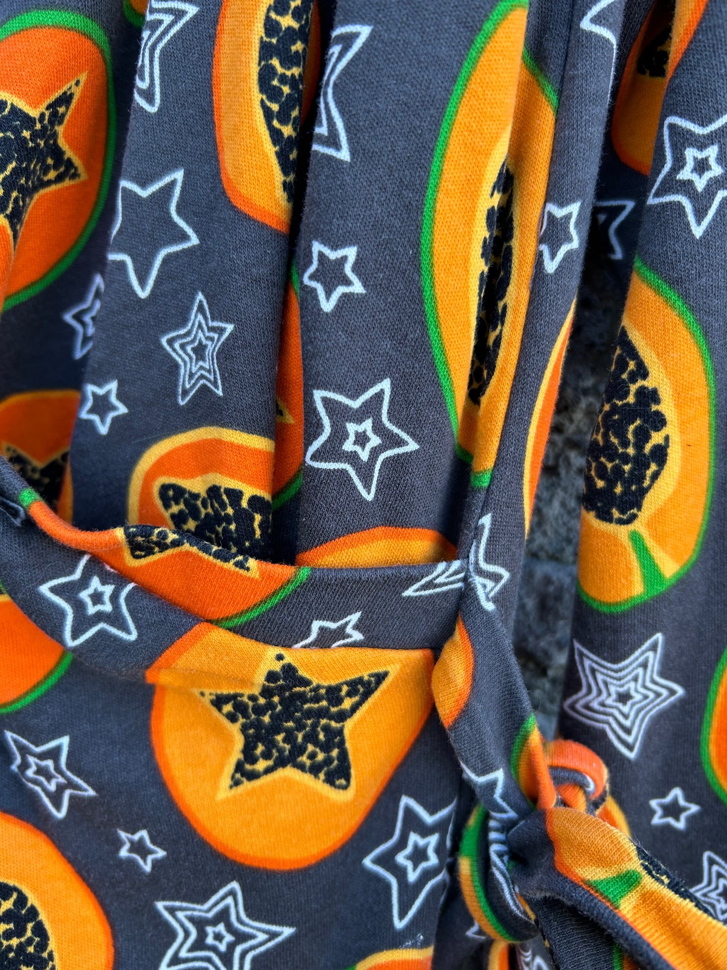 Papaya charcoal fix wrap dress 8-9y (128-134cm)