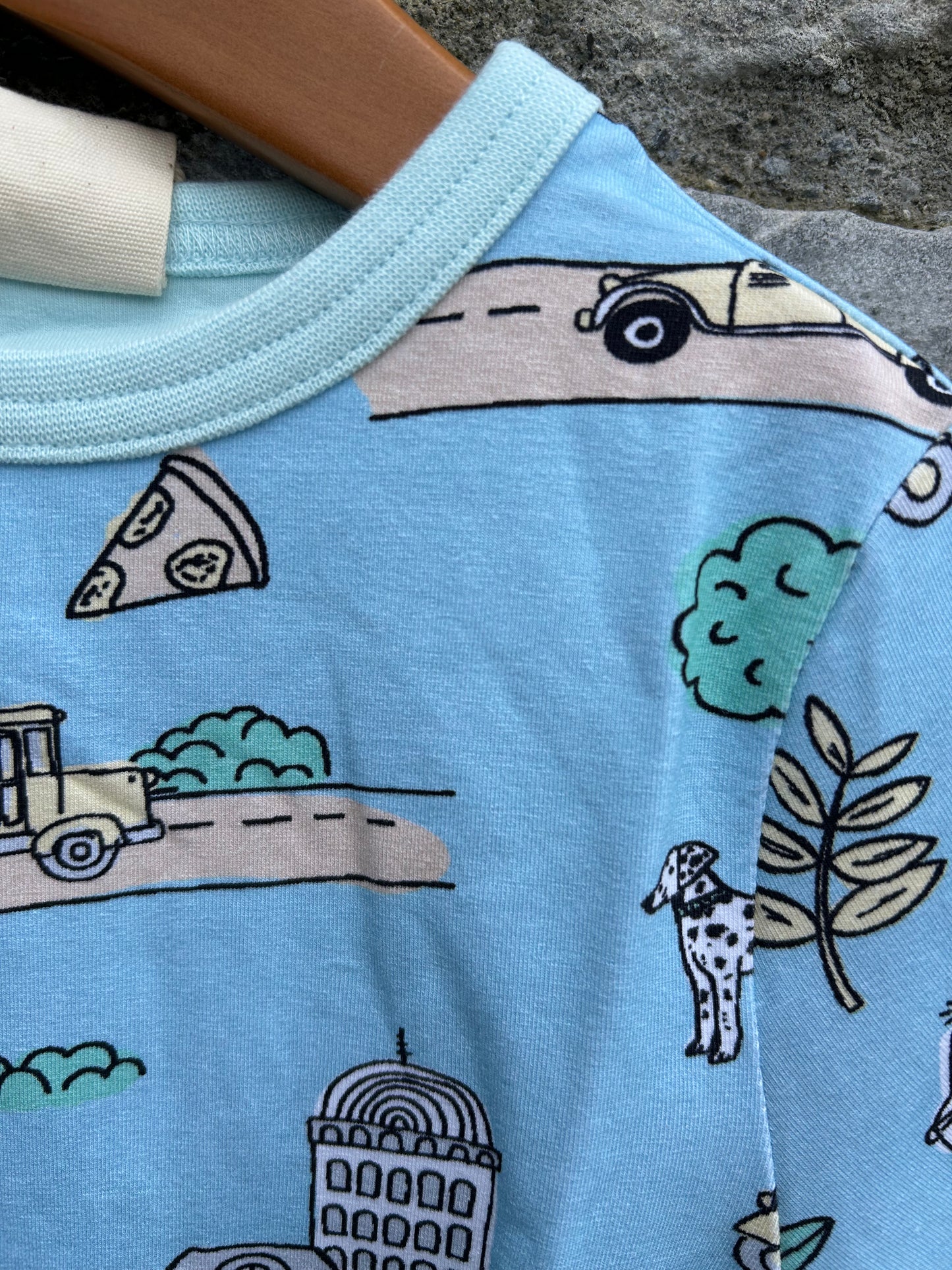 Blue city T-shirt 3-4y (98-104cm)