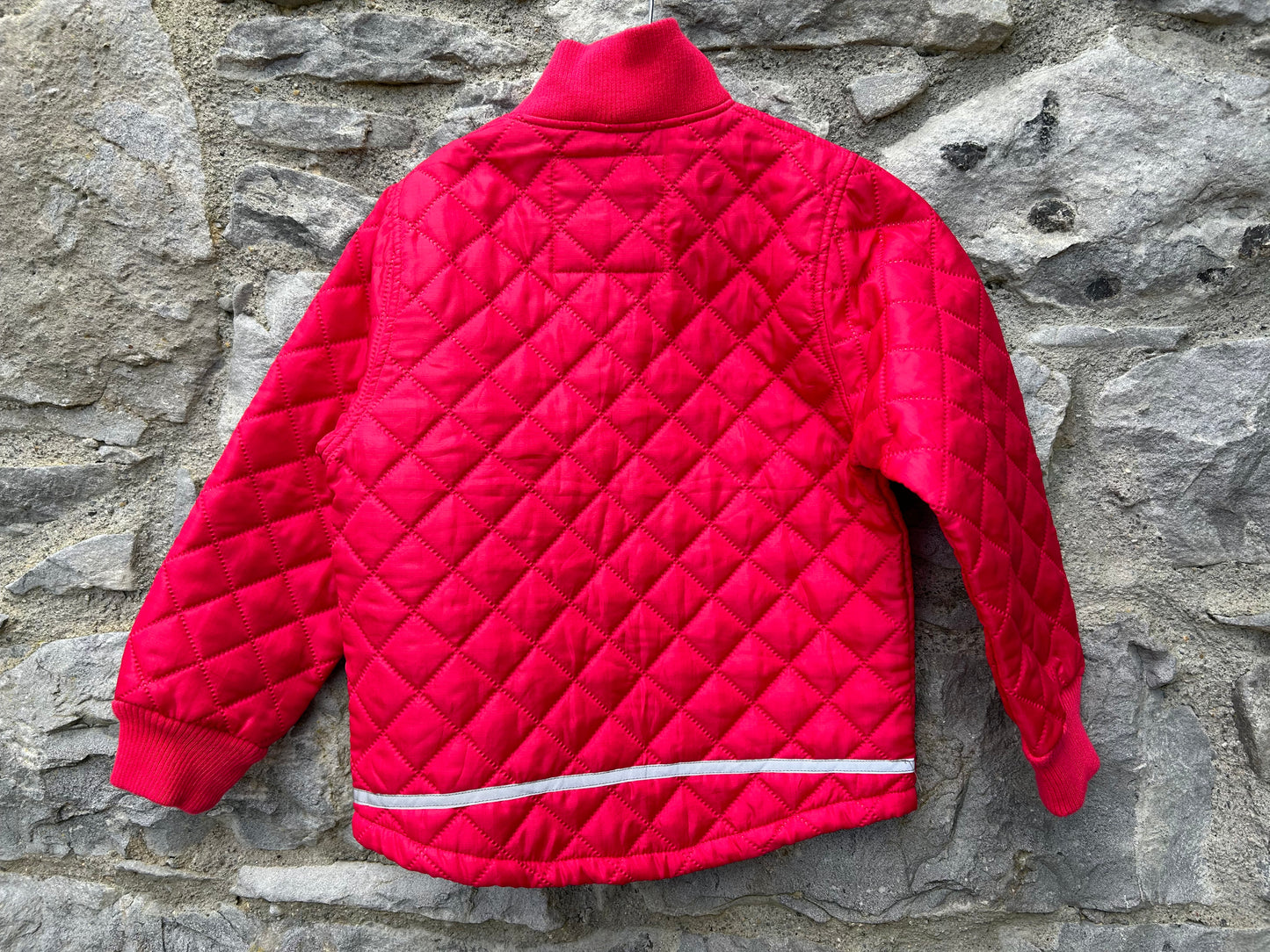 Pink quilted jacket 6-7y (116-122cm)