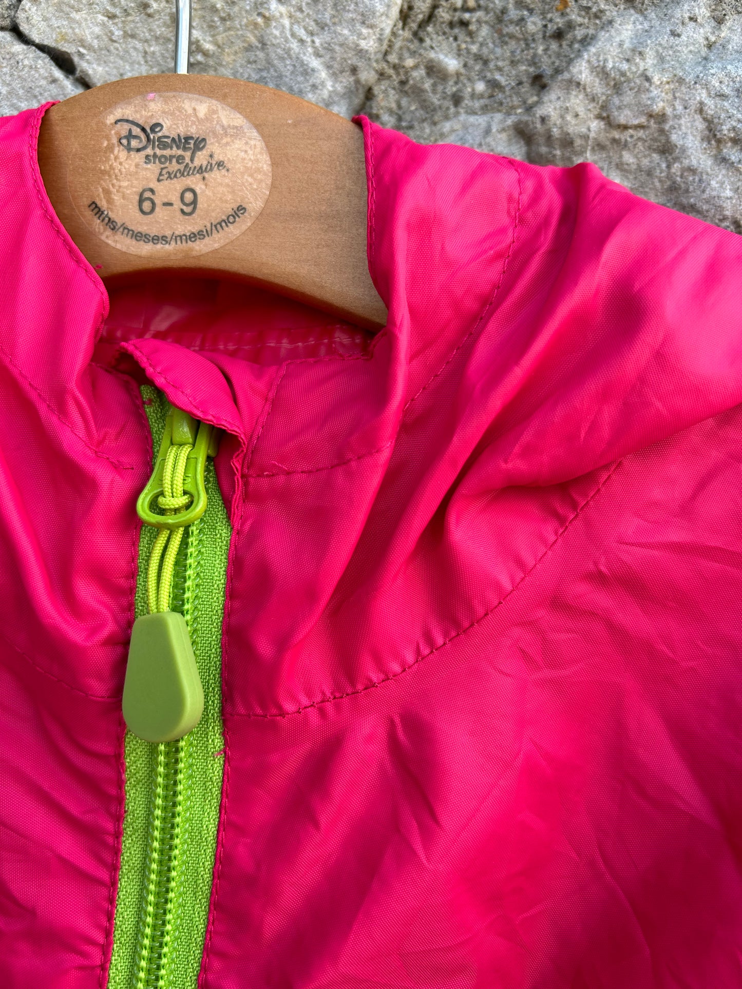 Pink puddle suit 6-12m (68-80cm)