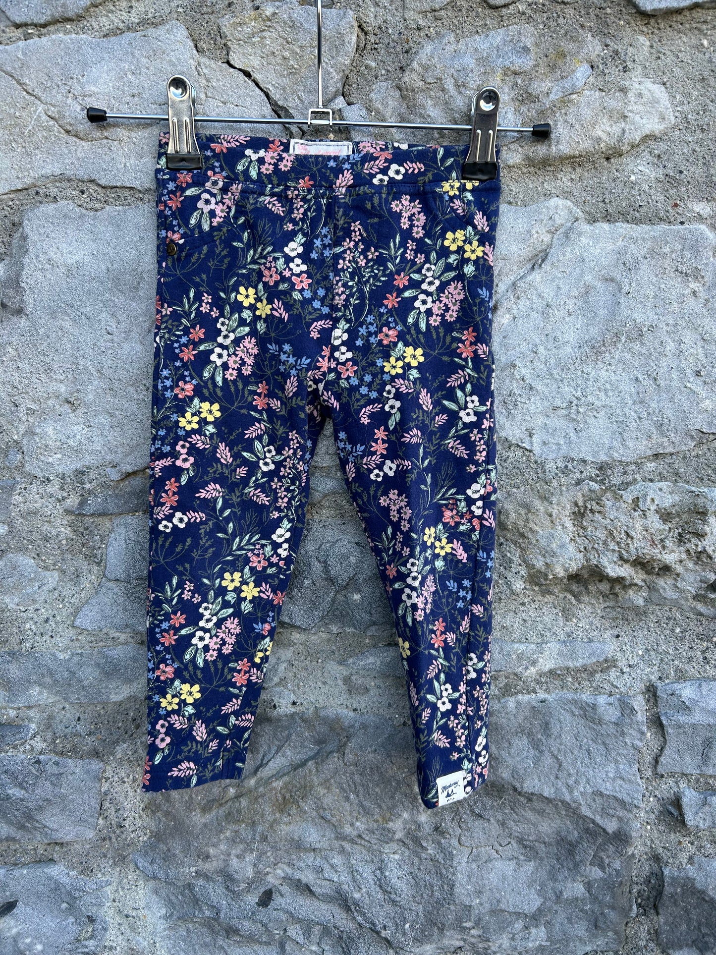 Pink flowers treggings 18m (86cm)