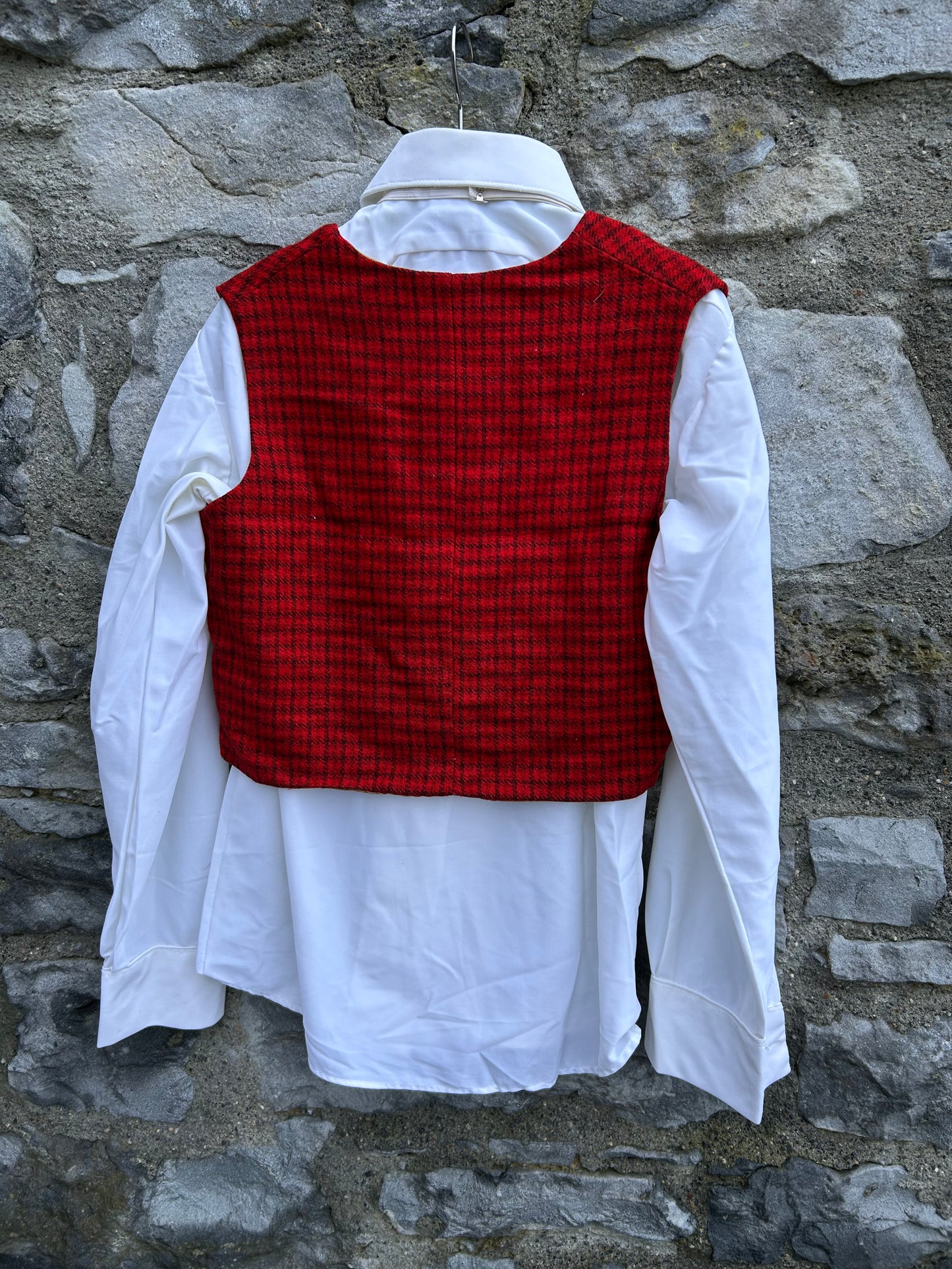 80s Bavarian shirt&waistcoat 5-6y (110-116cm)