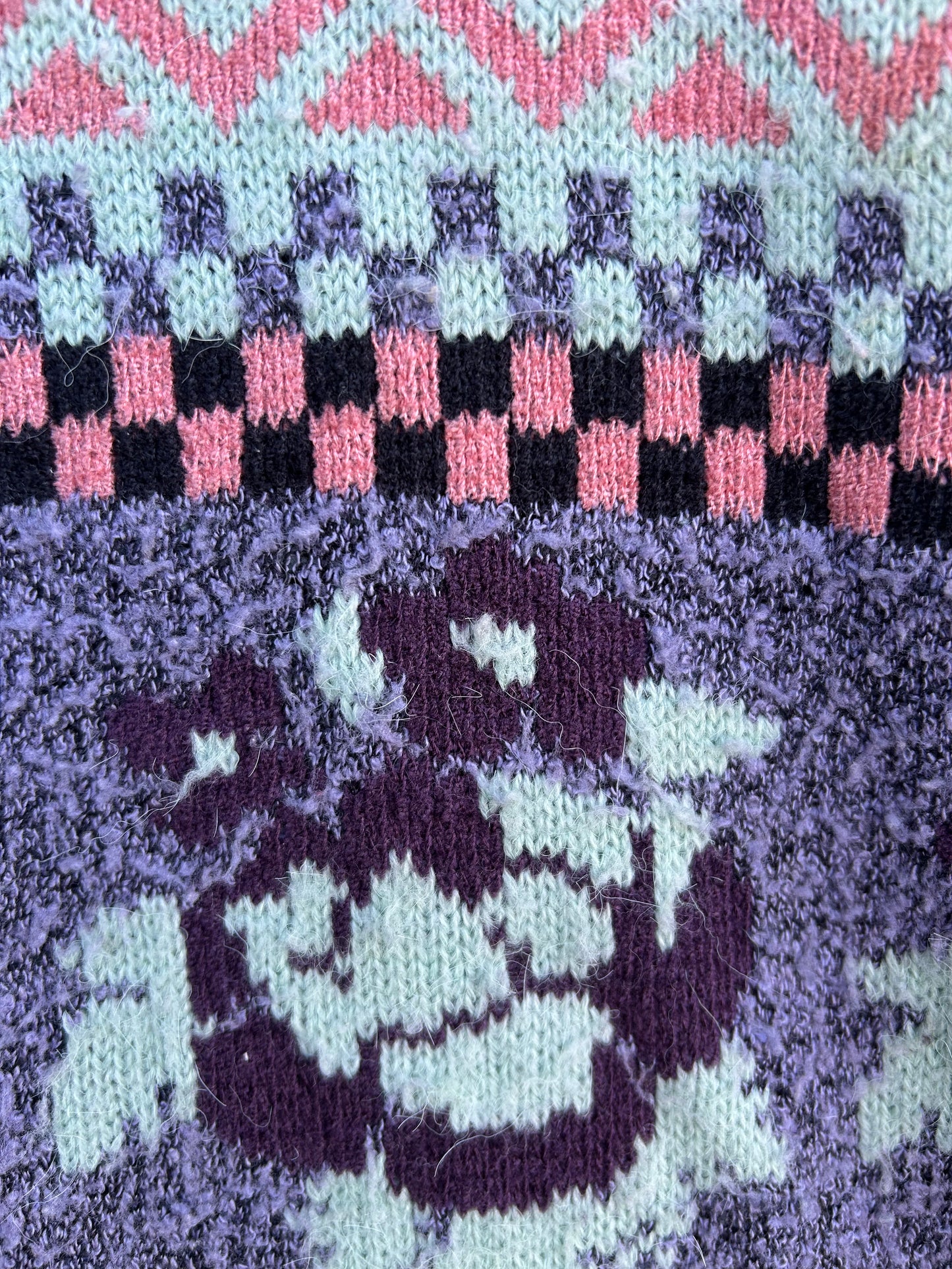 90s panel pink jumper uk 14-16