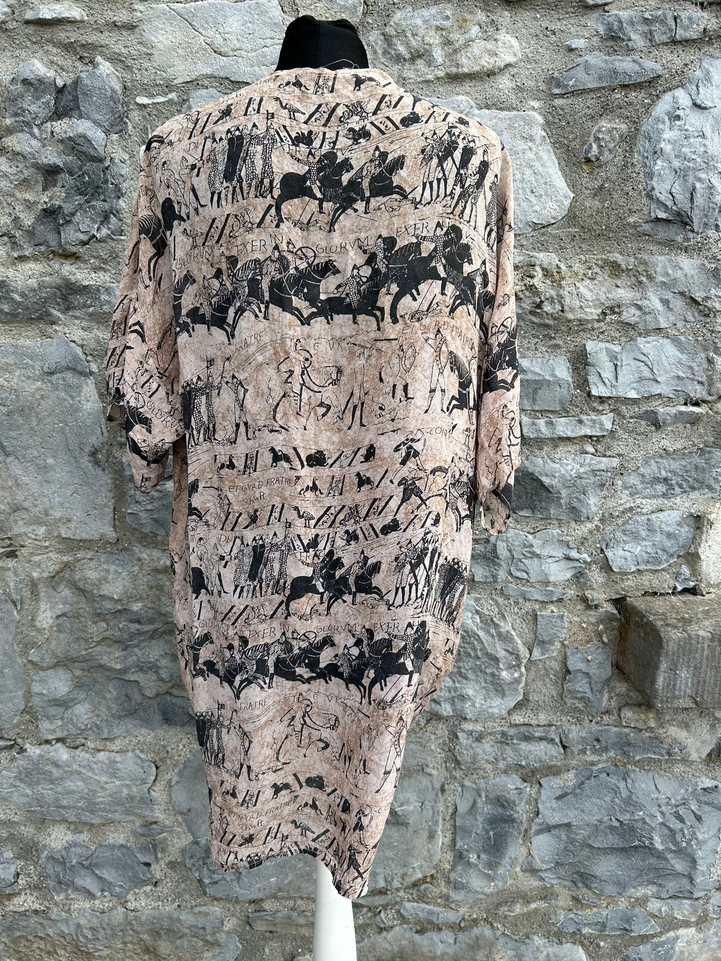 90s medieval tapestry sheer tunic uk 14