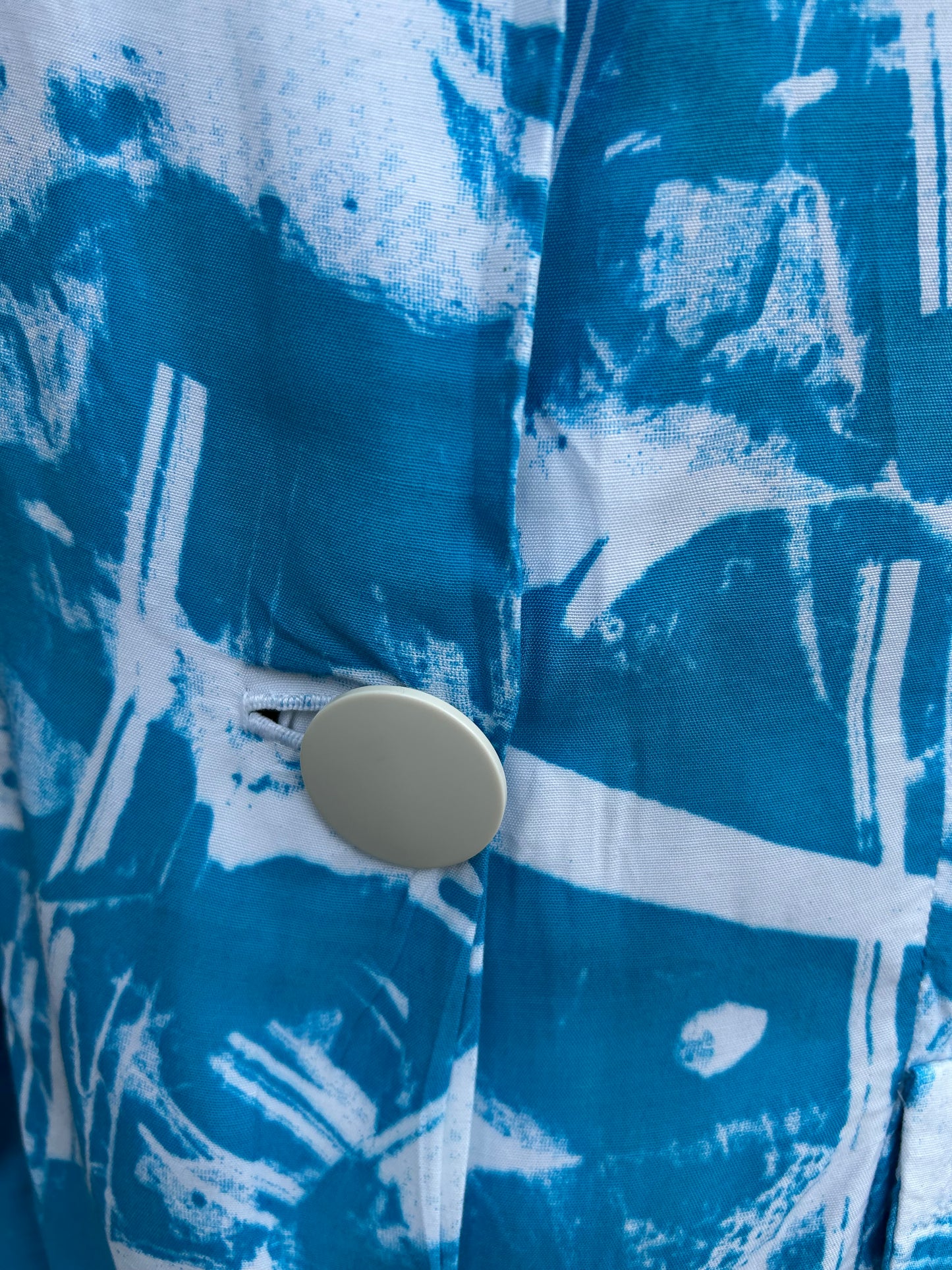 90s blue abstract jacket uk 8-10