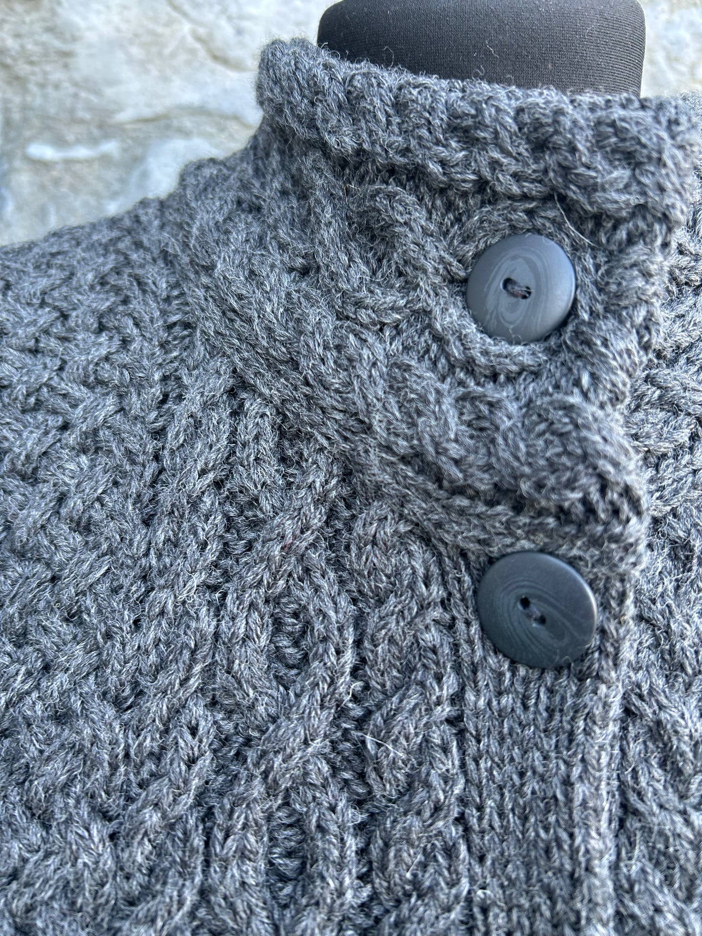 Aran grey coat uk 14