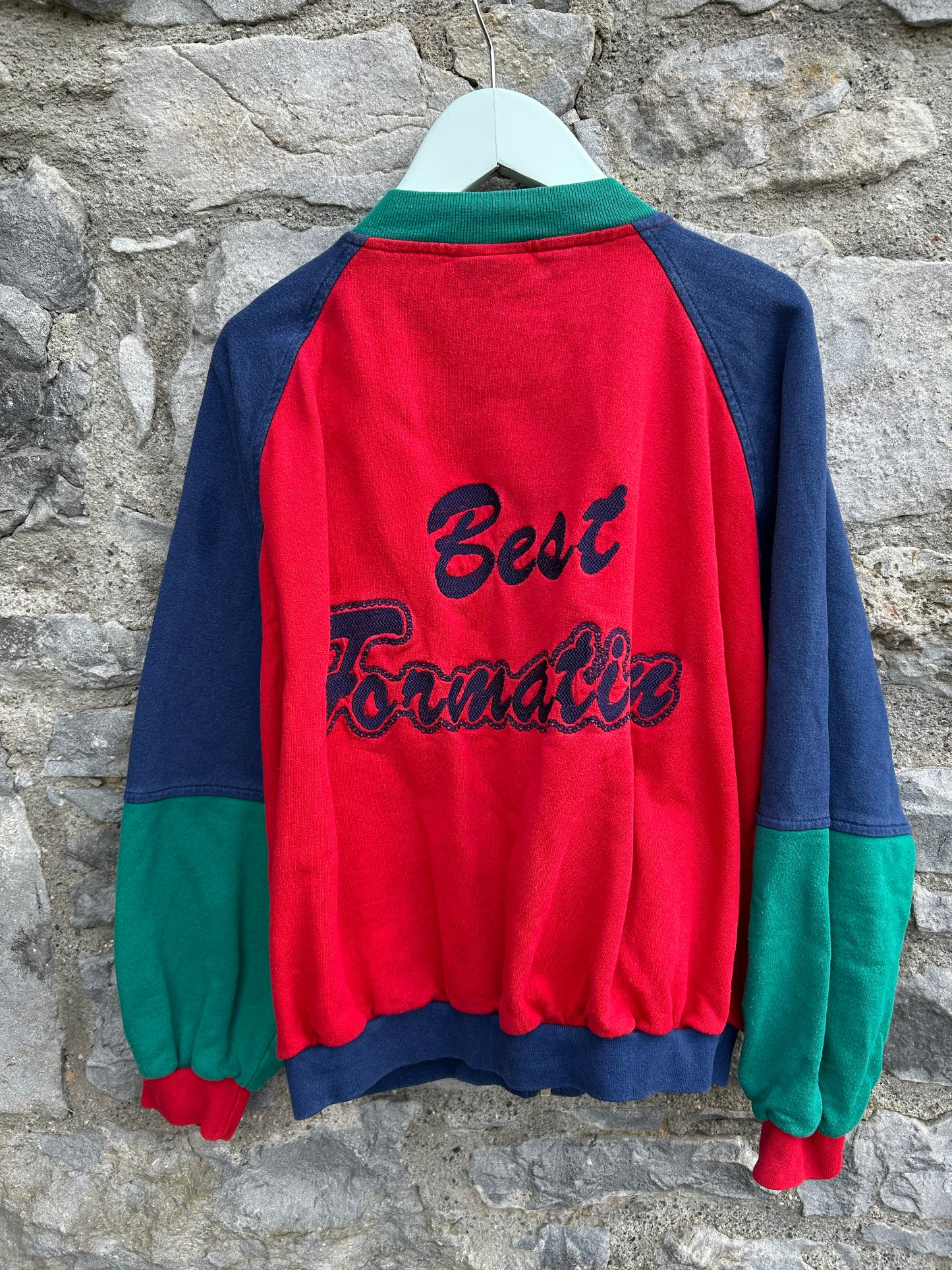 80s BF red sport jacket 11-12y (146-152cm)