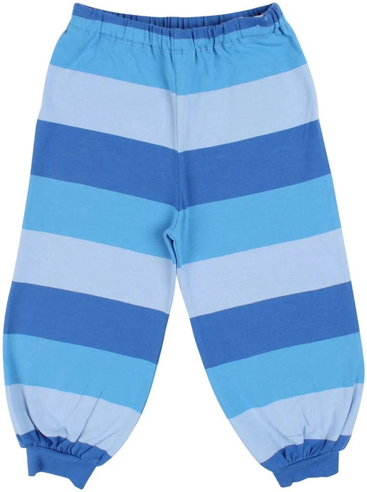 Blue stripy baggy pants  2y (92cm)